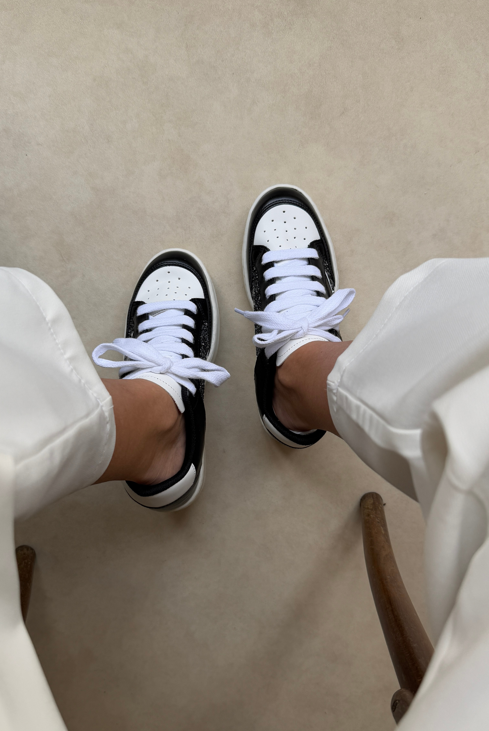 Kadın Spor Ayakkabı SİYAH PIRILTI