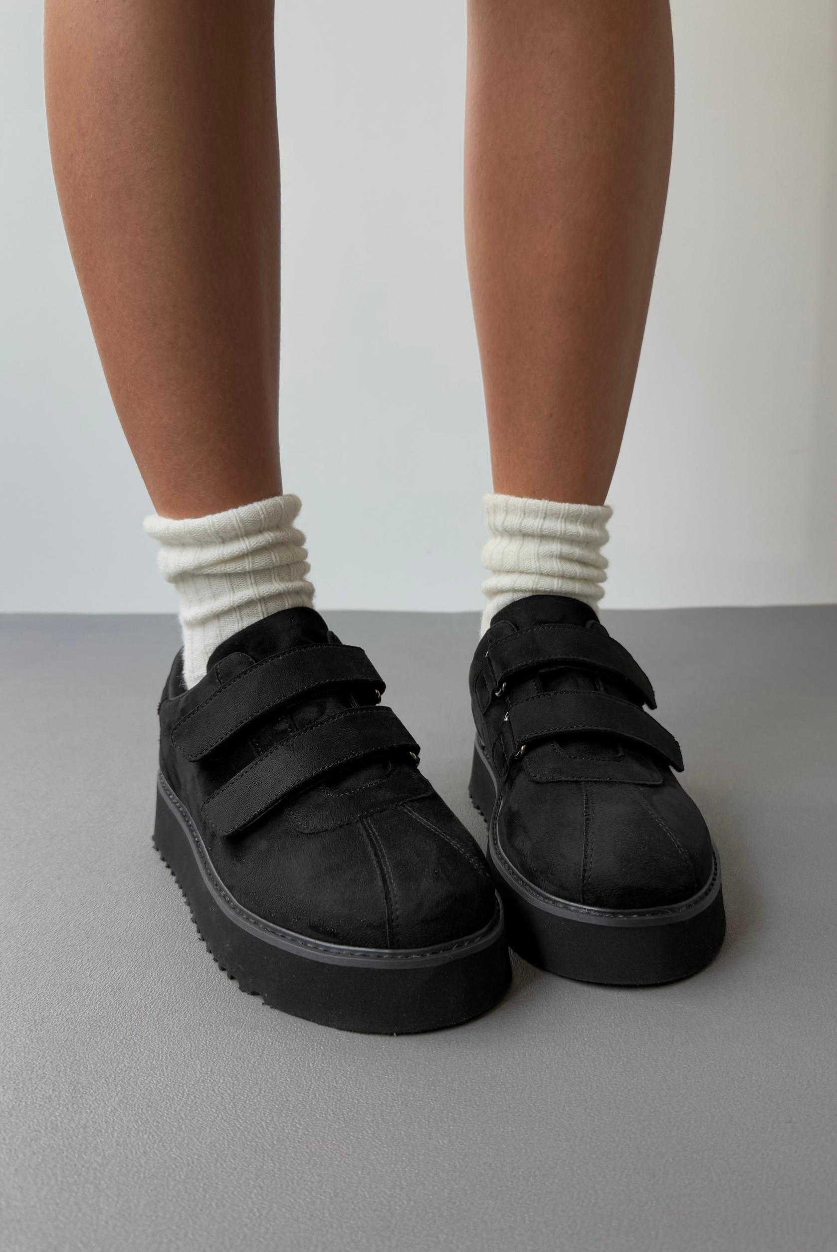 Kadın Spor Ayakkabı SİYAH SÜET