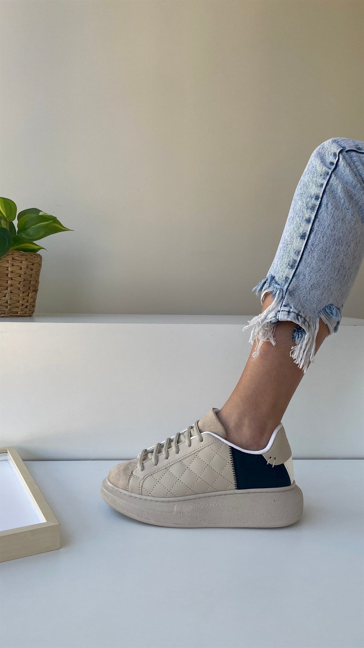 Kadın Spor Ayakkabı VİZON