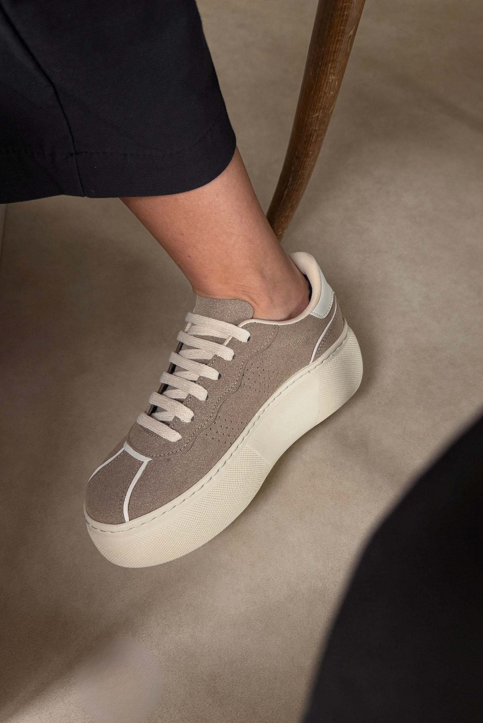 Kadın Spor Ayakkabı VİZON SÜET