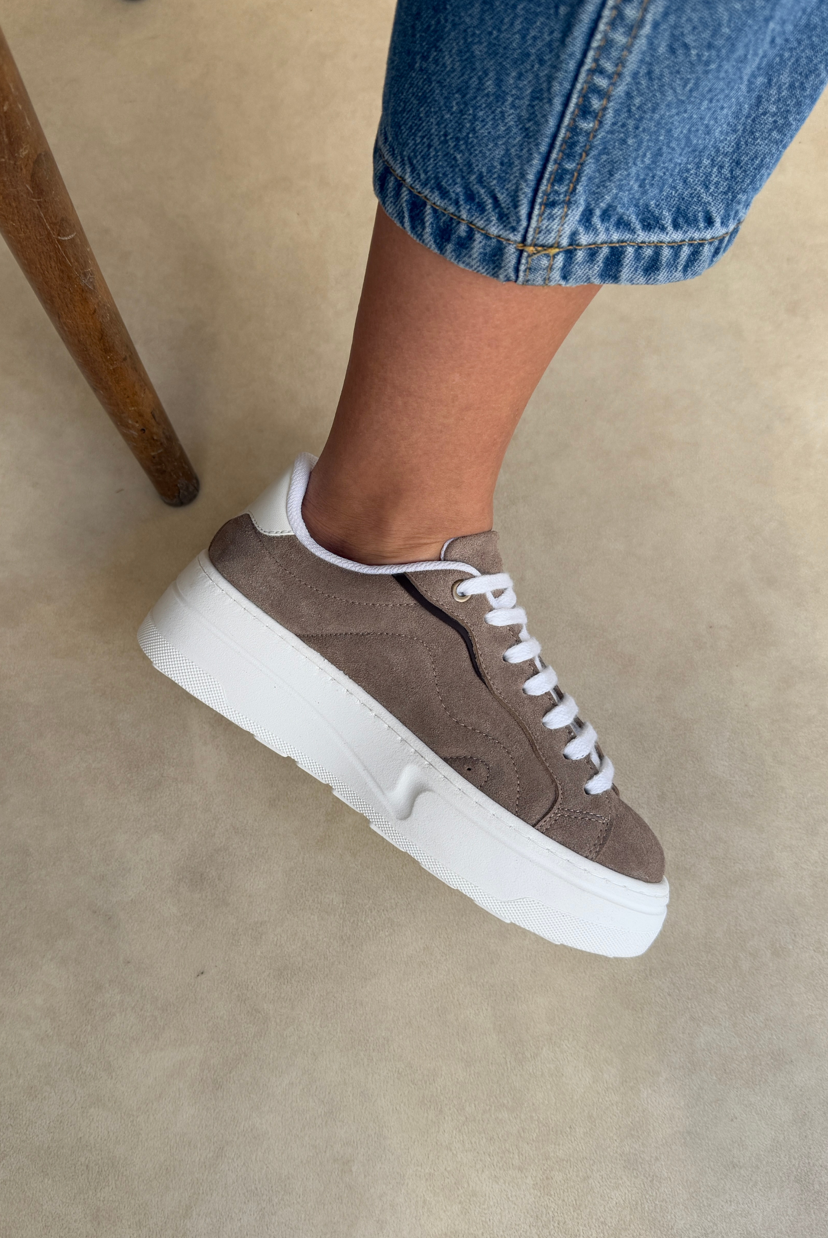 Kadın Spor Ayakkabı VİZON SÜET