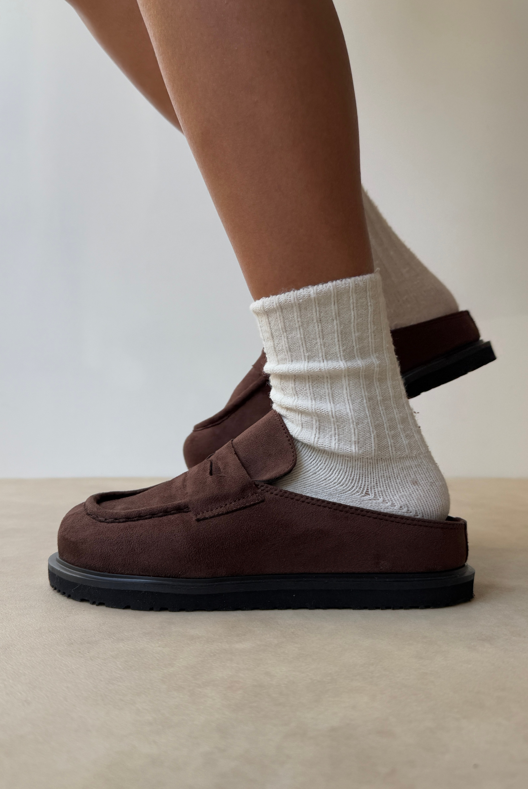 Kadın Terlik ACI KAHVE SÜET