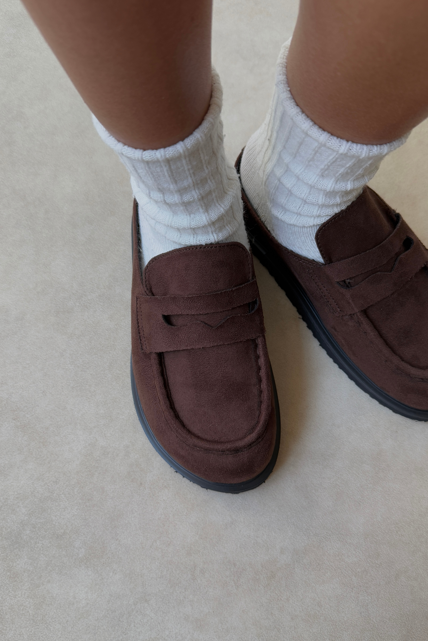 Kadın Terlik ACI KAHVE SÜET