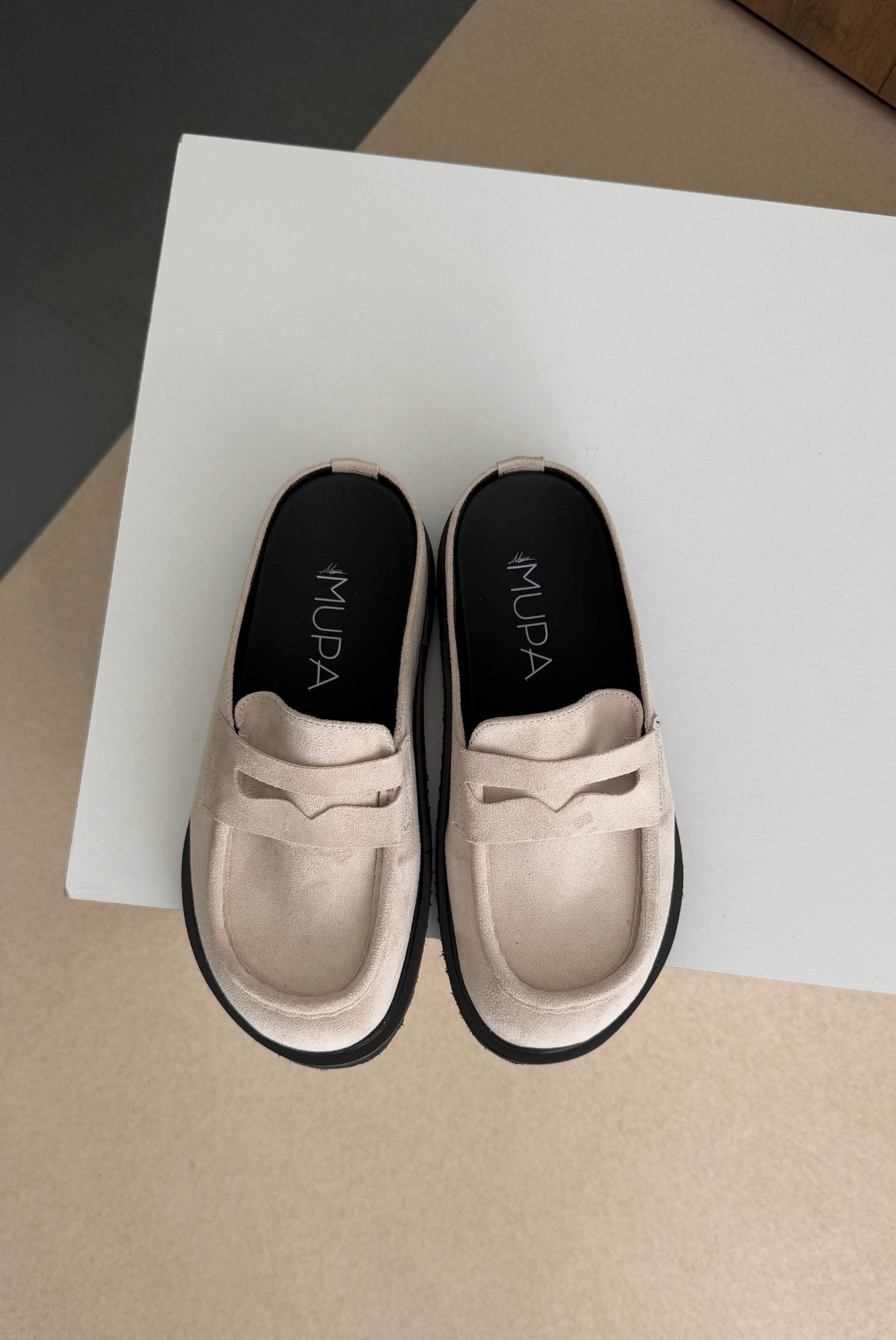 Kadın Terlik BEJ SÜET