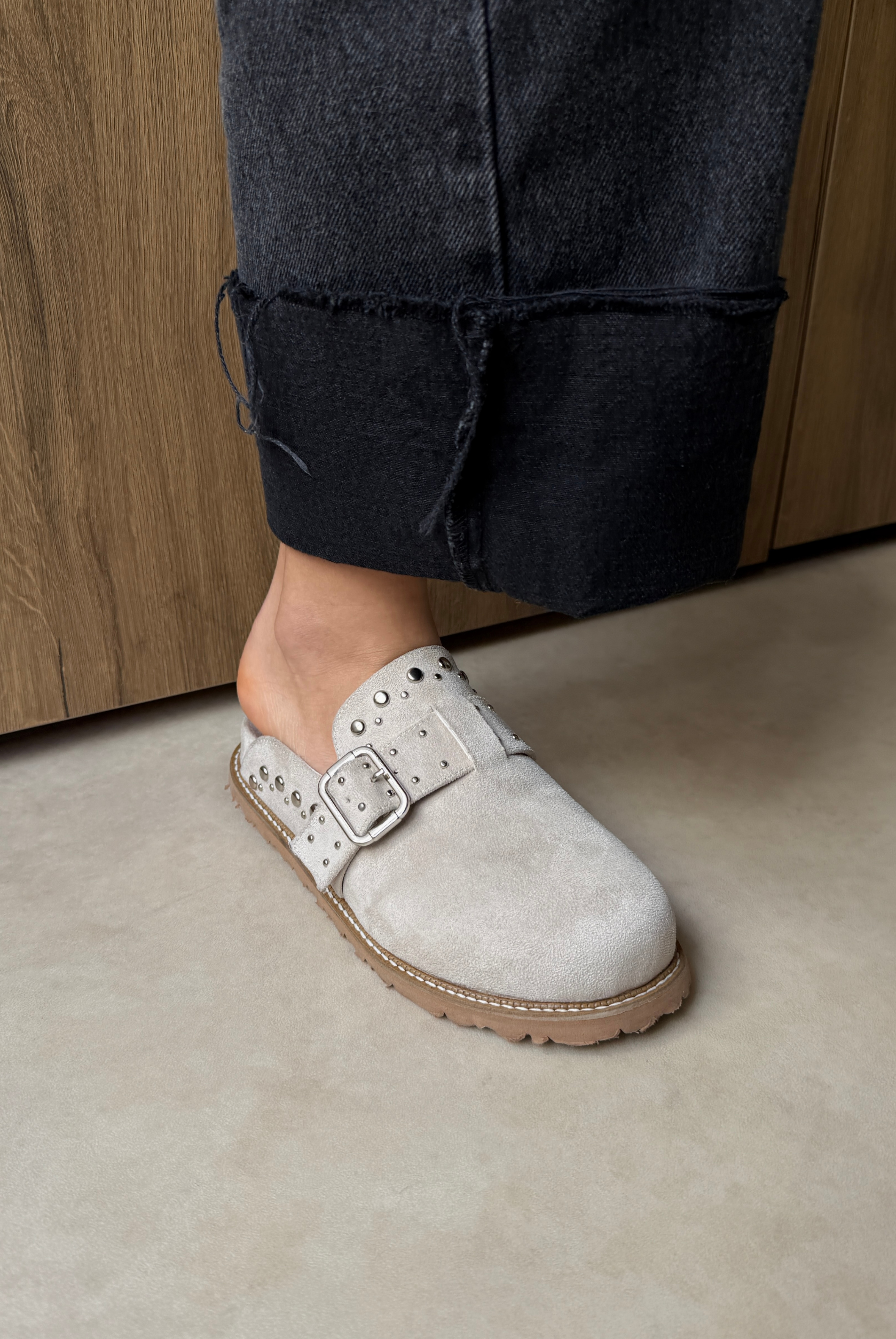 Kadın Terlik BEJ SÜET