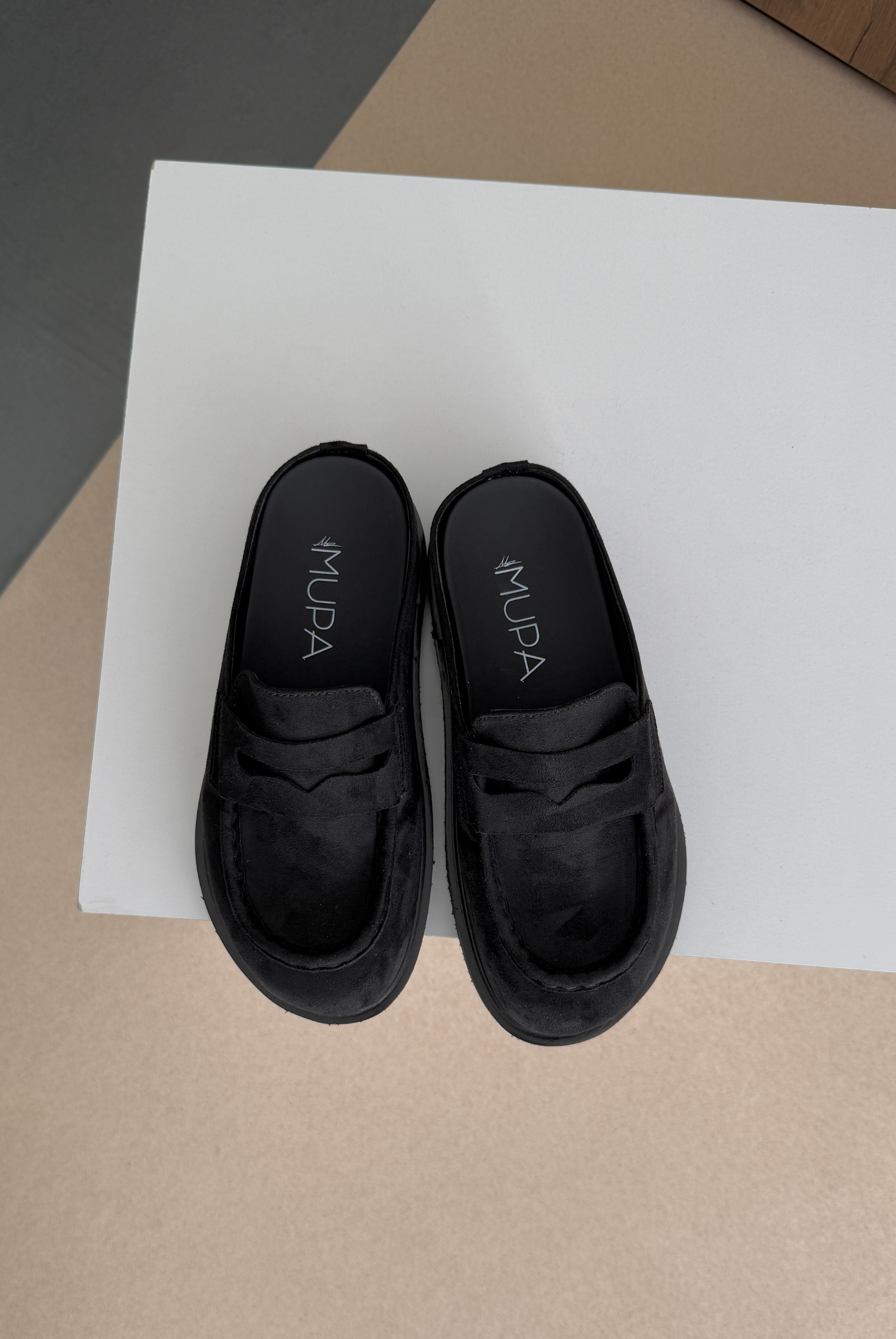 Kadın Terlik SİYAH SÜET