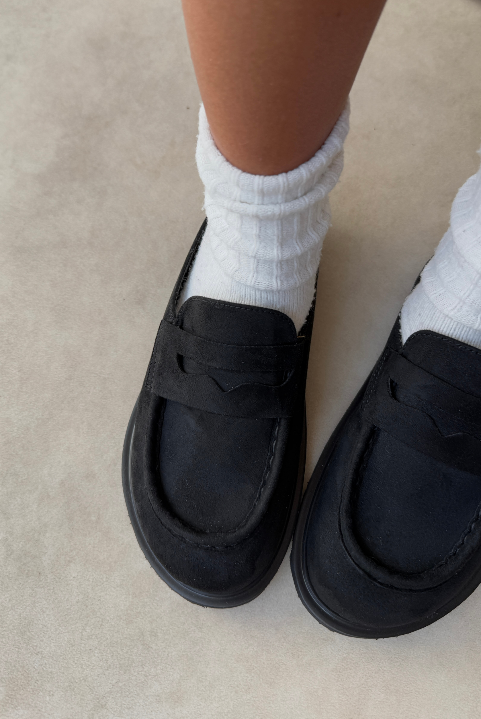 Kadın Terlik SİYAH SÜET