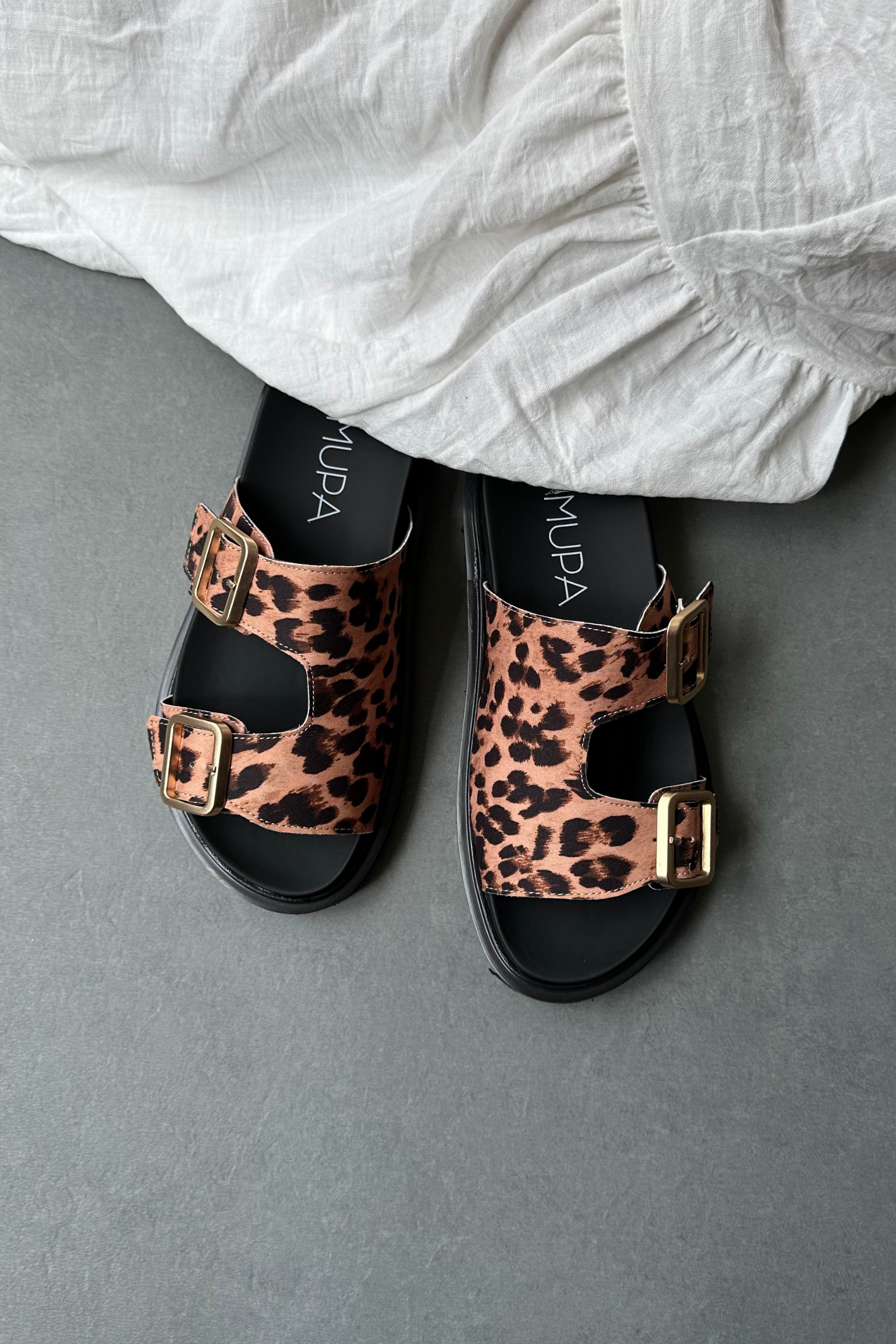 Kadın Terlik TABA LEOPAR