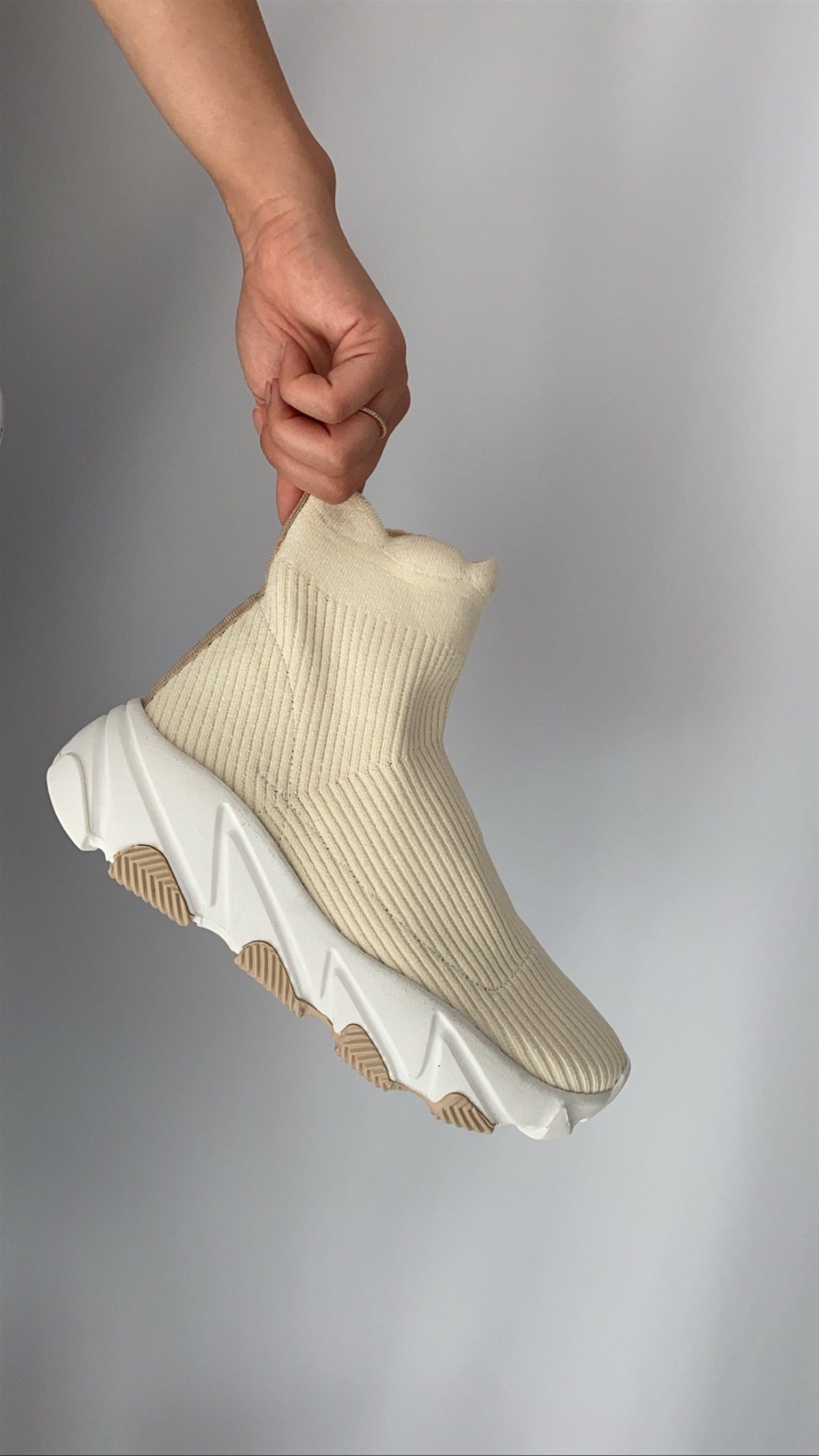 KADIN TRİKO BOT BEJ