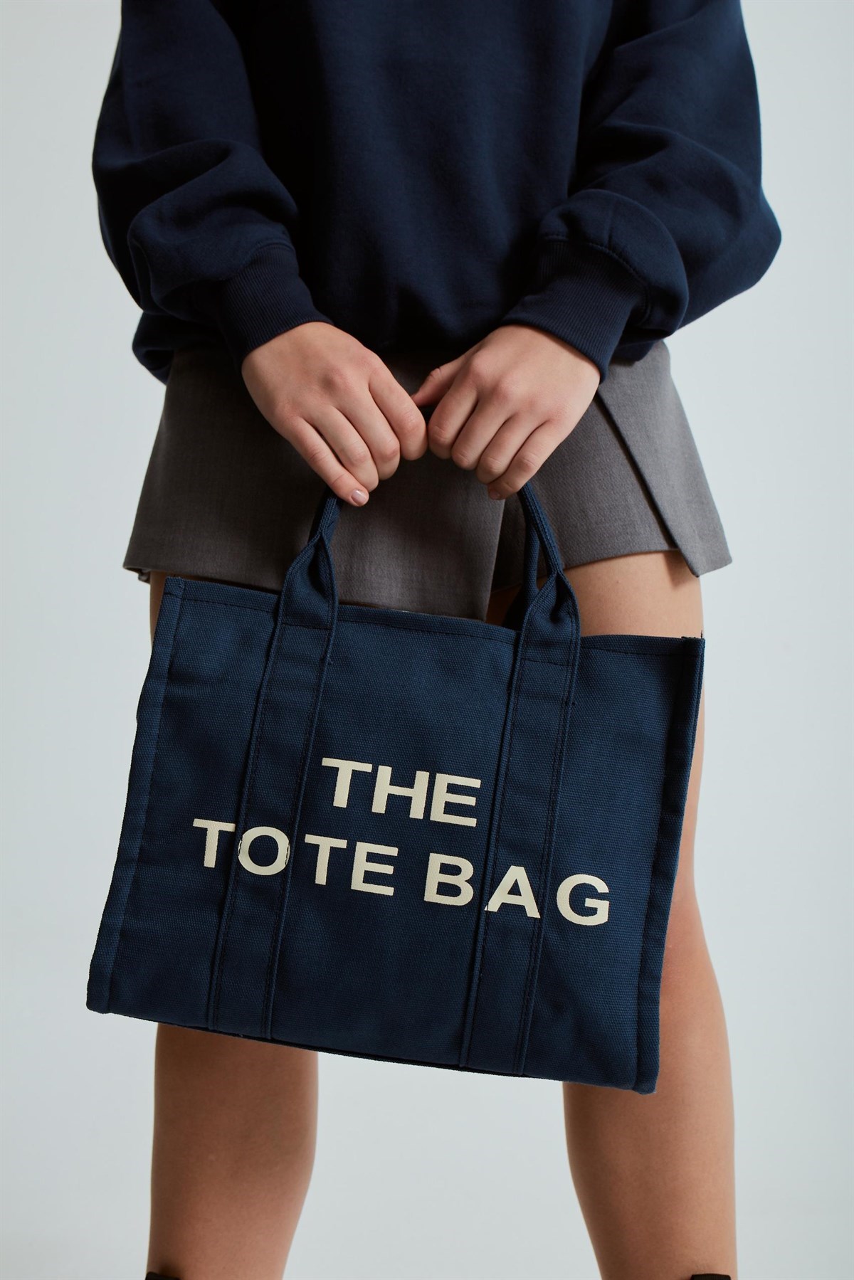 Kanvas Kumaş Kadın Çanta LACİVERT