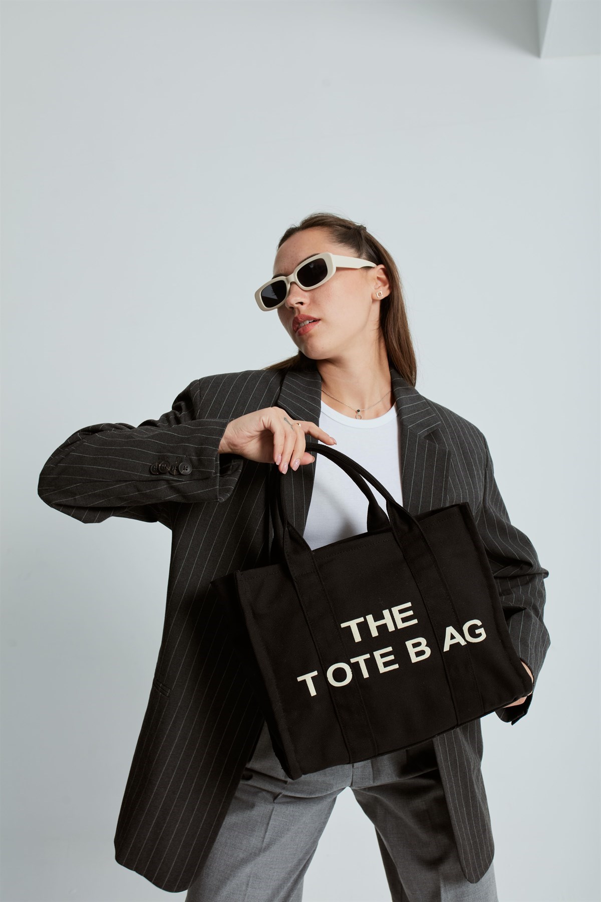 Kanvas Kumaş Kadın Çanta SİYAH