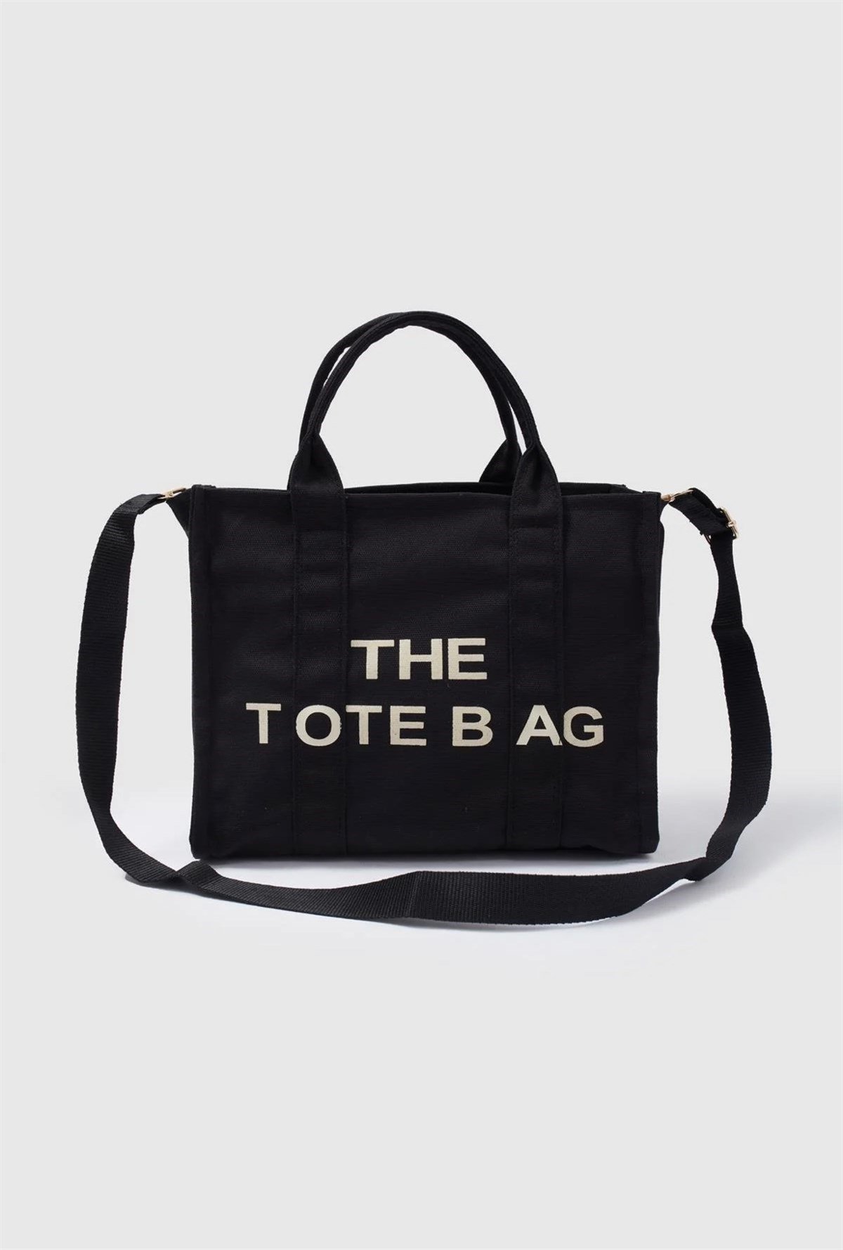 Kanvas Kumaş Kadın Çanta SİYAH