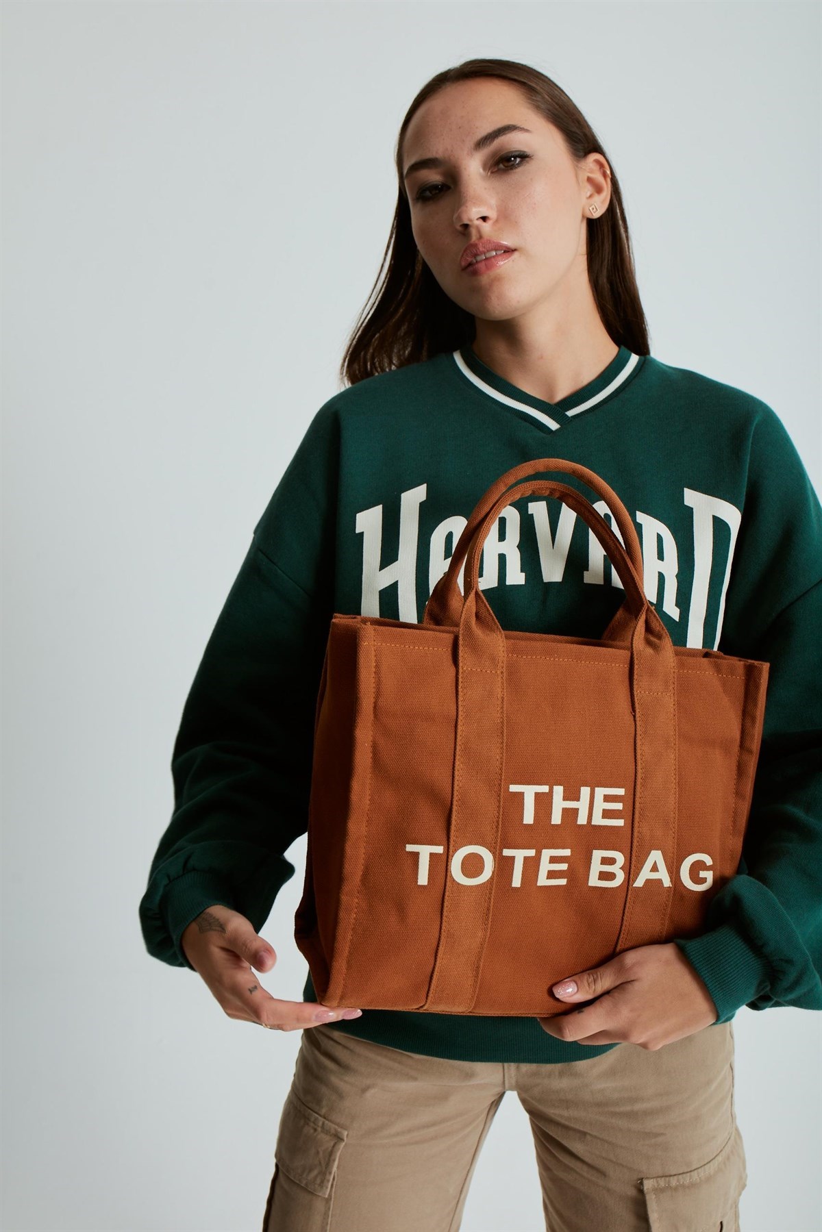 Kanvas Kumaş Kadın Çanta TARÇIN