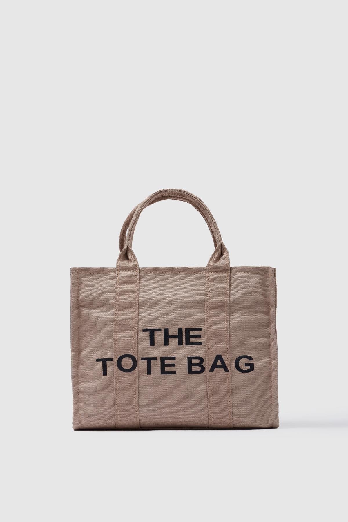 Kanvas Kumaş Kadın Çanta VİZON