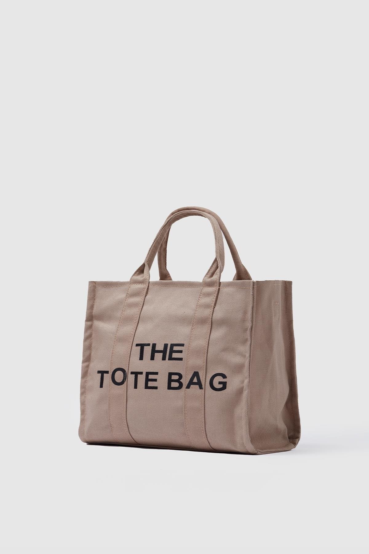 Kanvas Kumaş Kadın Çanta VİZON