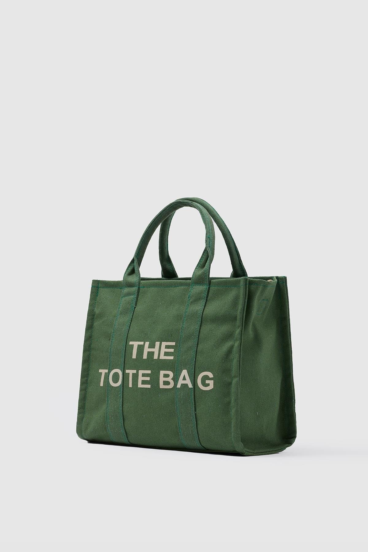 Kanvas Kumaş Kadın Çanta YEŞİL