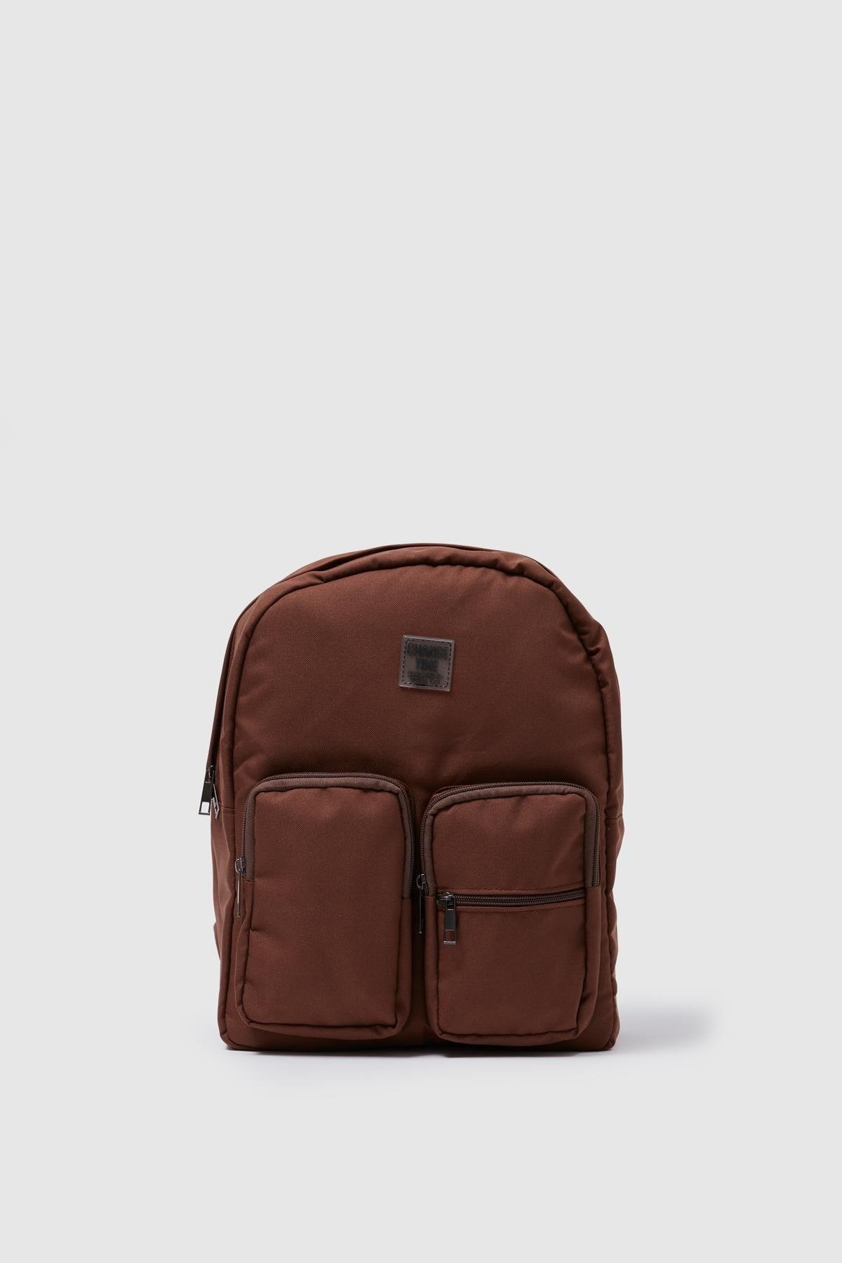 Kumaş Kadın Sırt Çantası ACI KAHVE