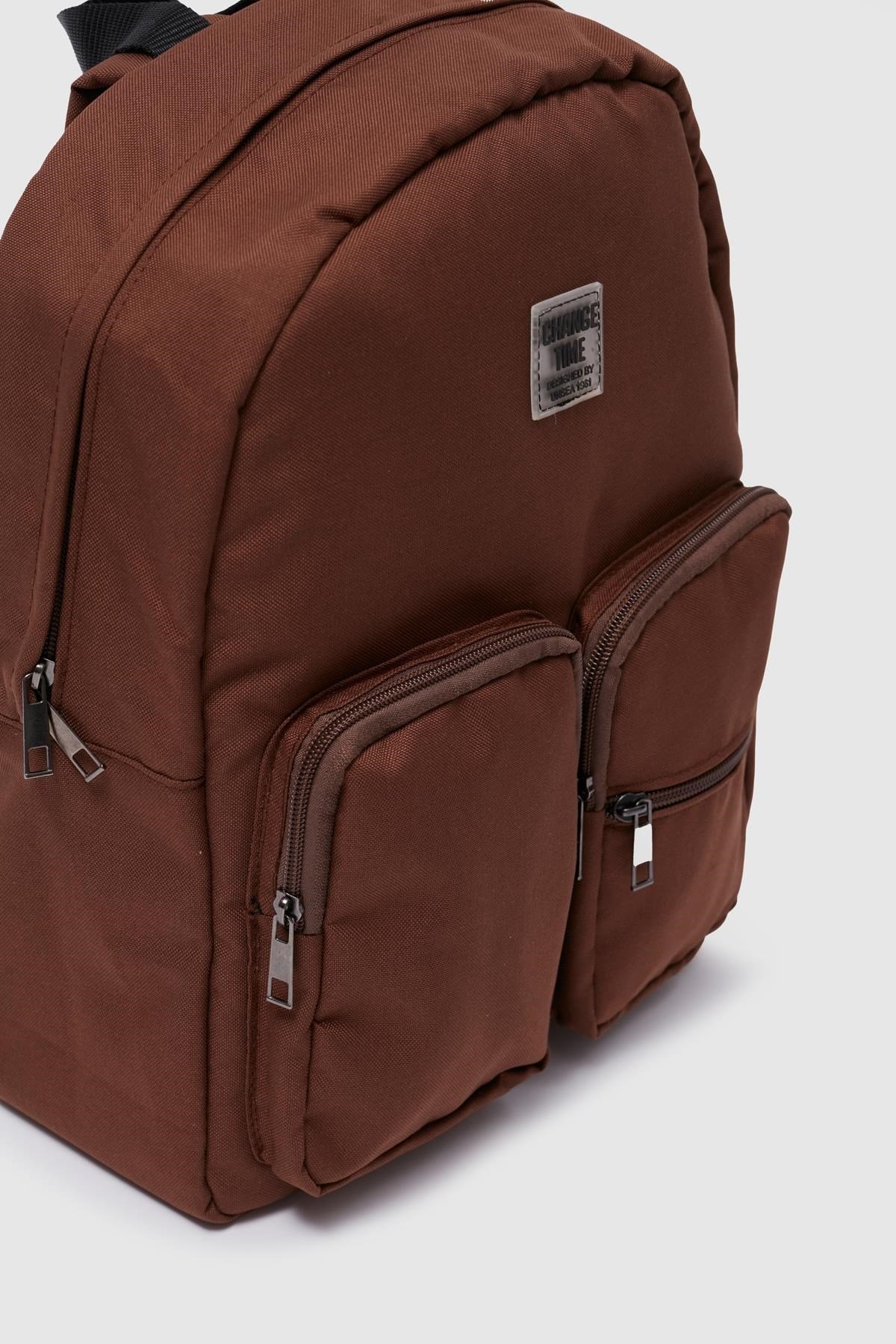 Kumaş Kadın Sırt Çantası ACI KAHVE