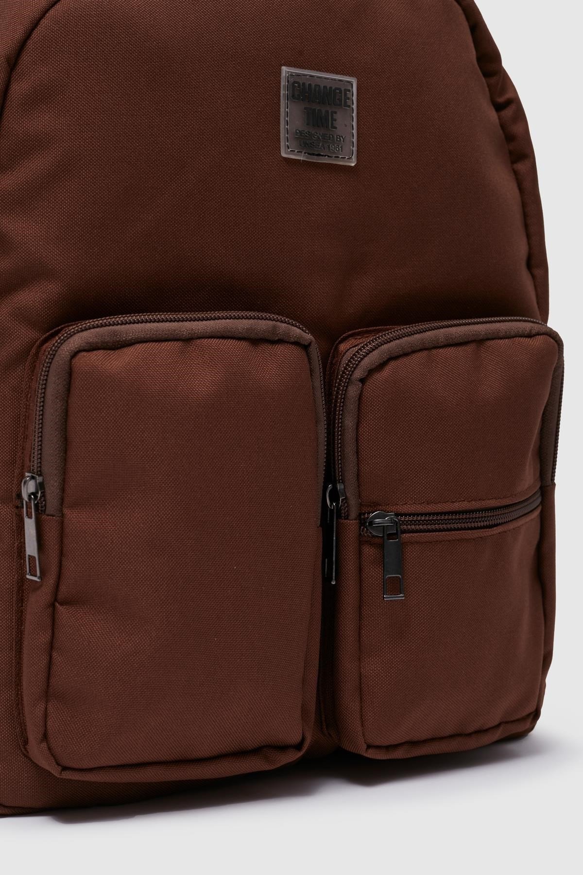 Kumaş Kadın Sırt Çantası ACI KAHVE