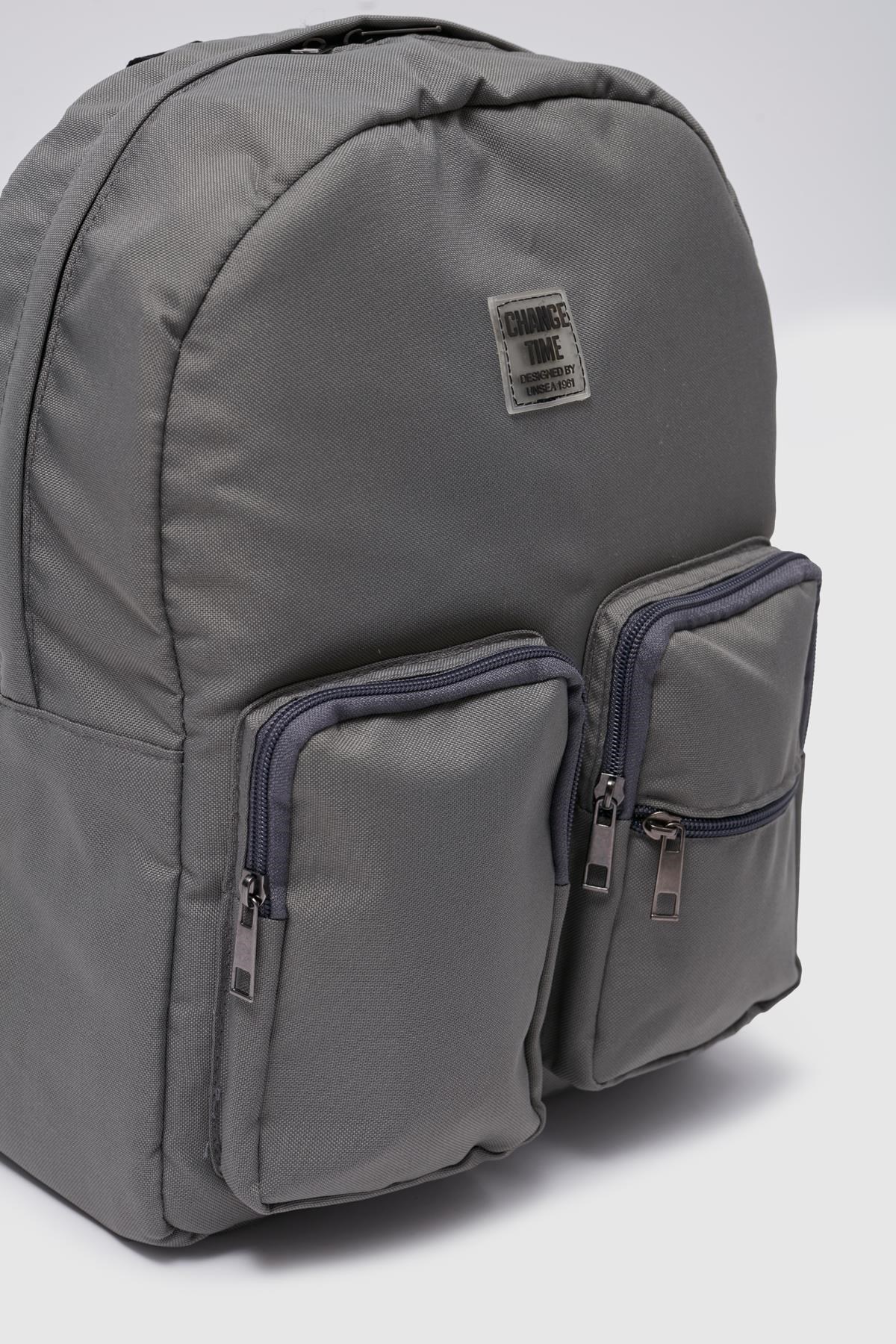 Kumaş Kadın Sırt Çantası ANTRASİT