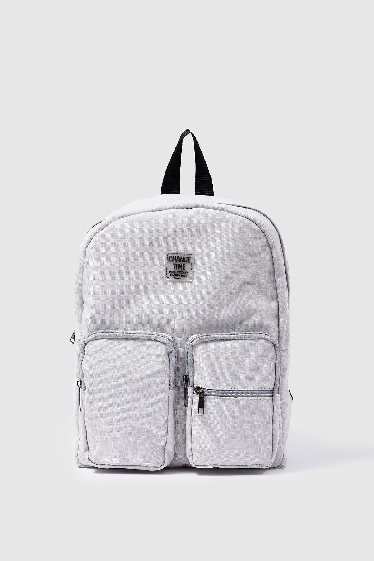 Kumaş Kadın Sırt Çantası GRİ