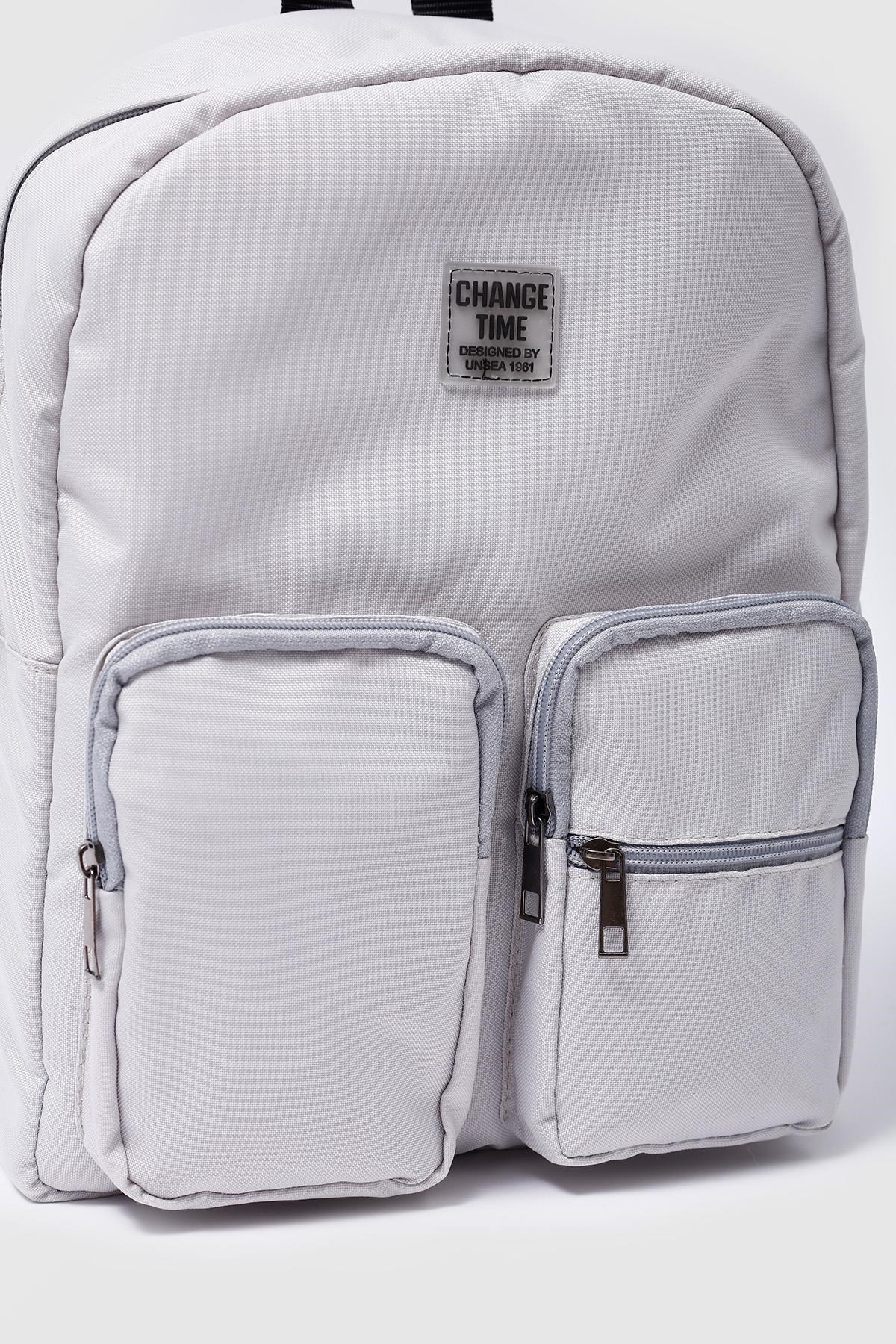 Kumaş Kadın Sırt Çantası GRİ