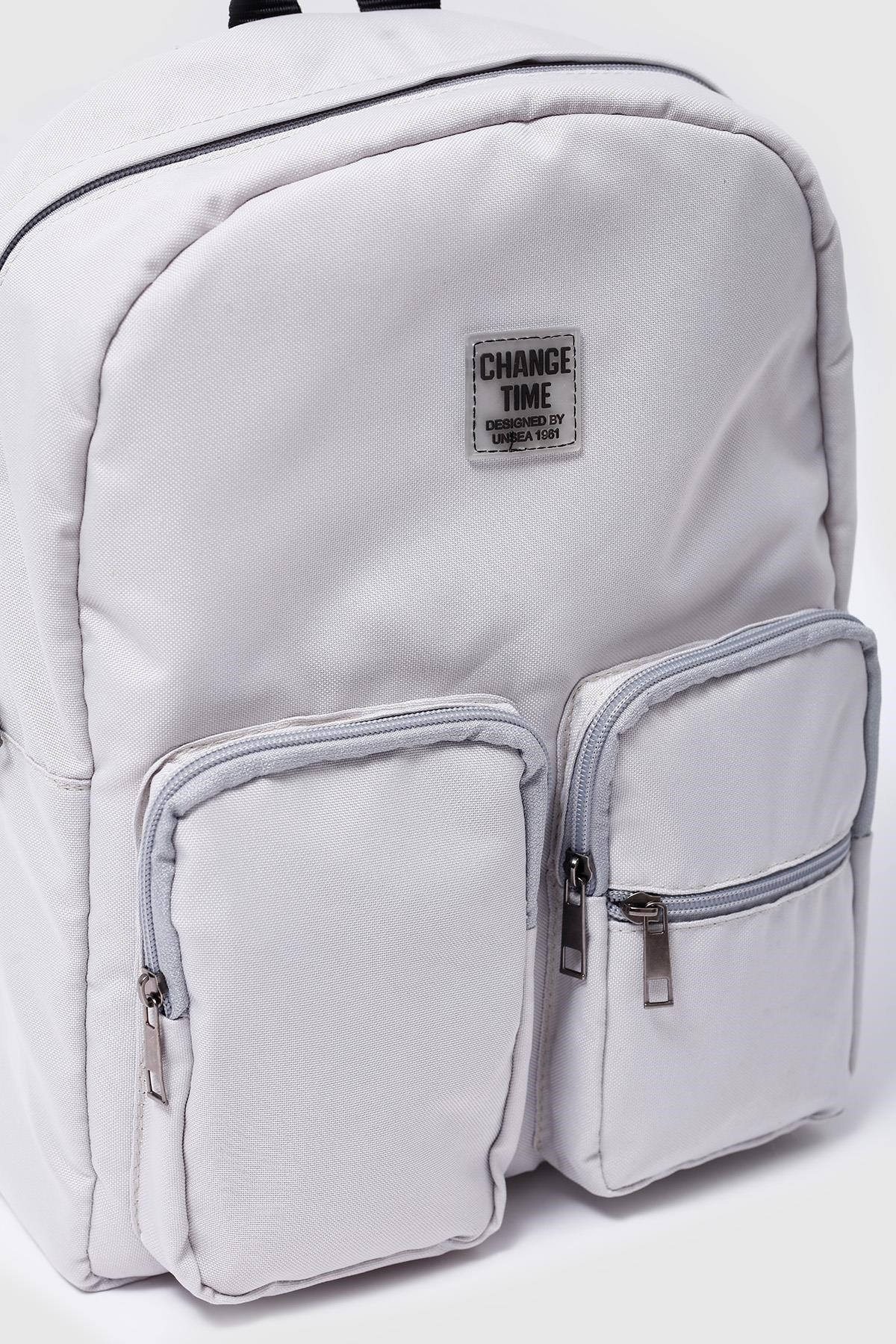 Kumaş Kadın Sırt Çantası GRİ