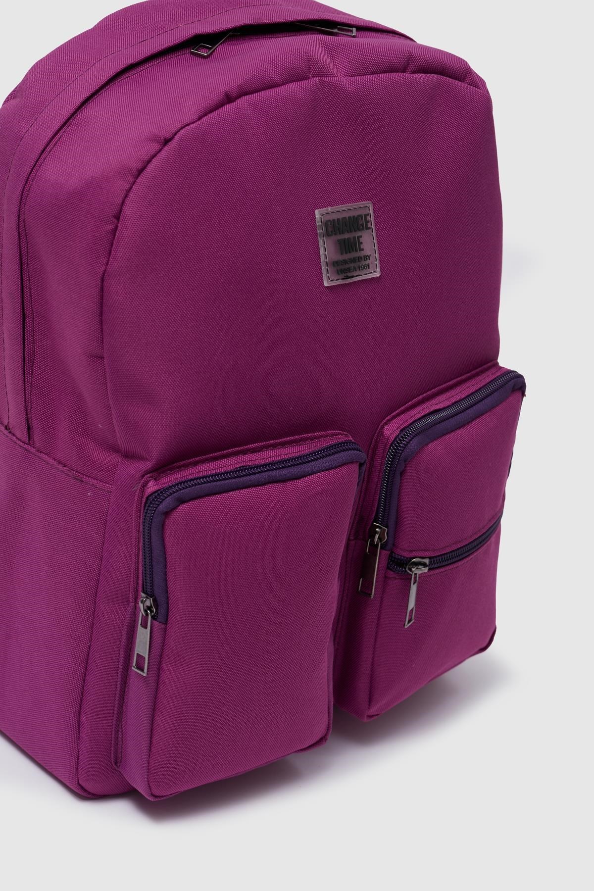 Kumaş Kadın Sırt Çantası MOR