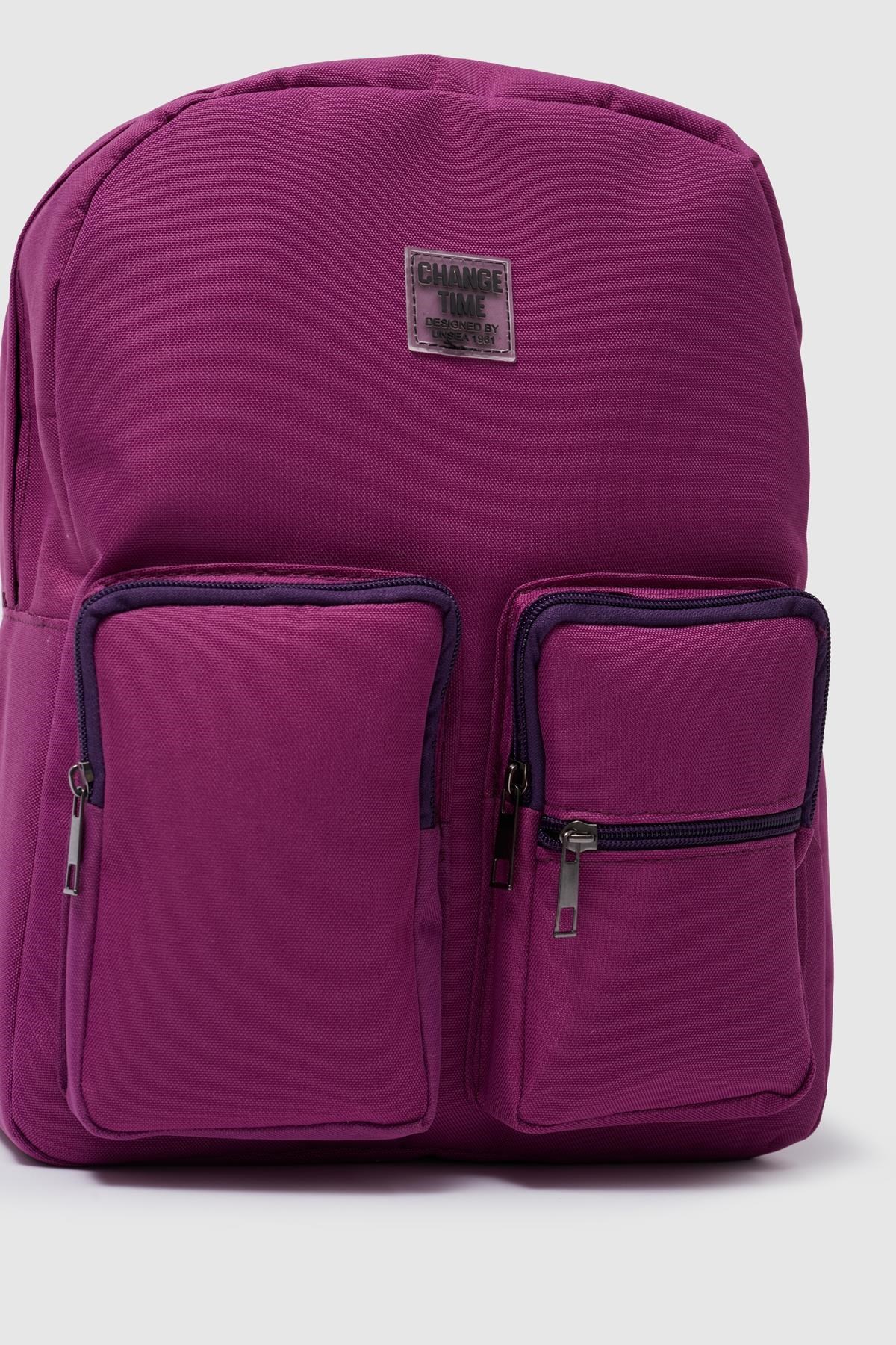 Kumaş Kadın Sırt Çantası MOR