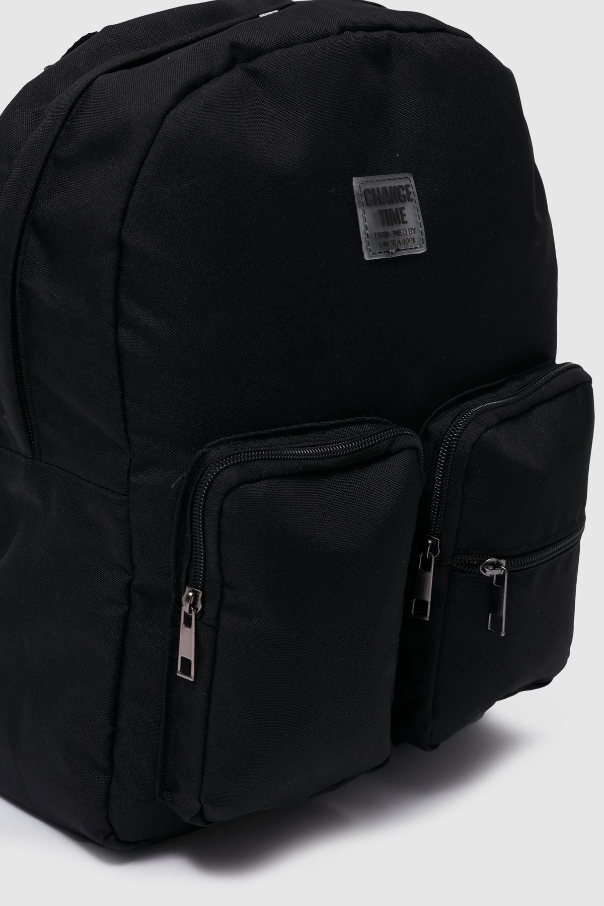 Kumaş Kadın Sırt Çantası SİYAH