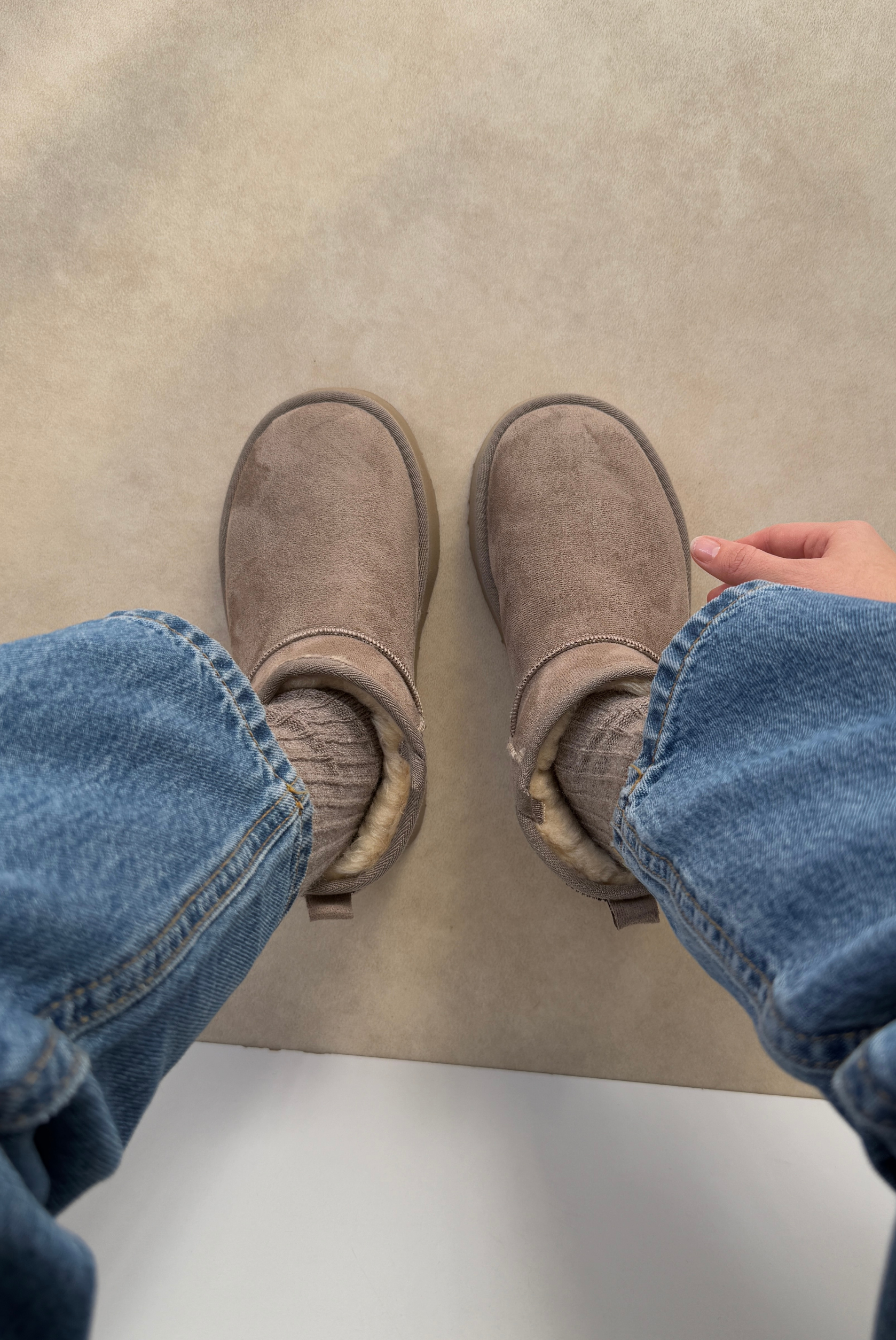 Mini İçi Kürklü Kalın Tabanlı VİZON