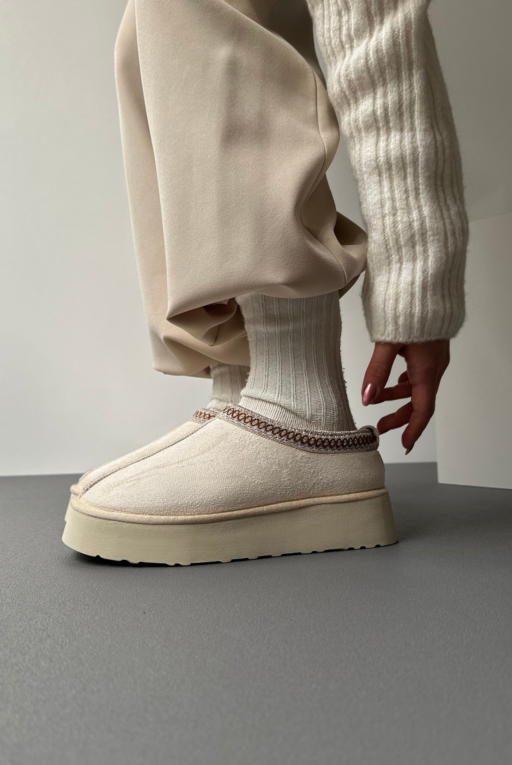 Sabo İçi Kürklü AÇIK BEJ