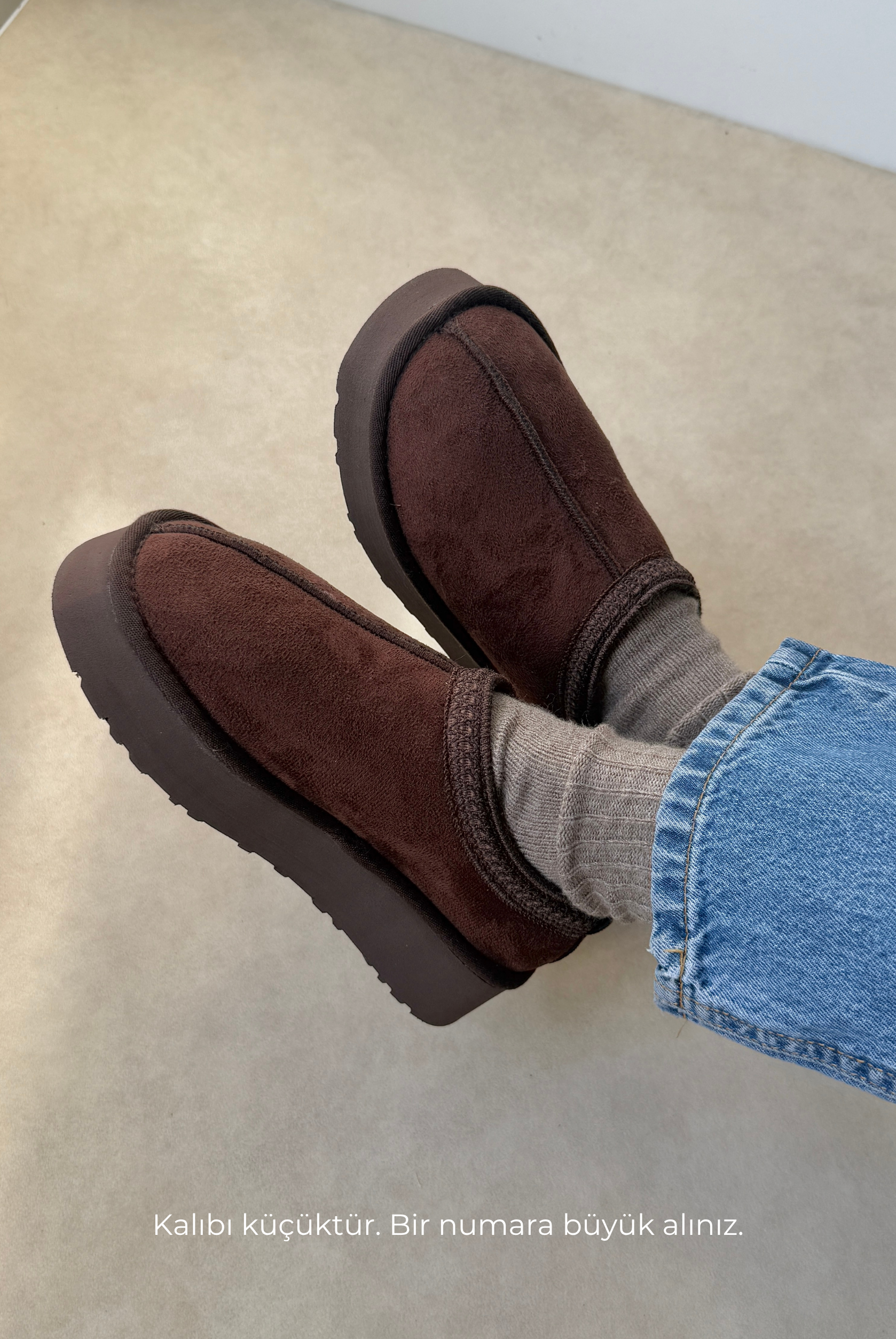 Sabo İçi Kürklü KAHVE