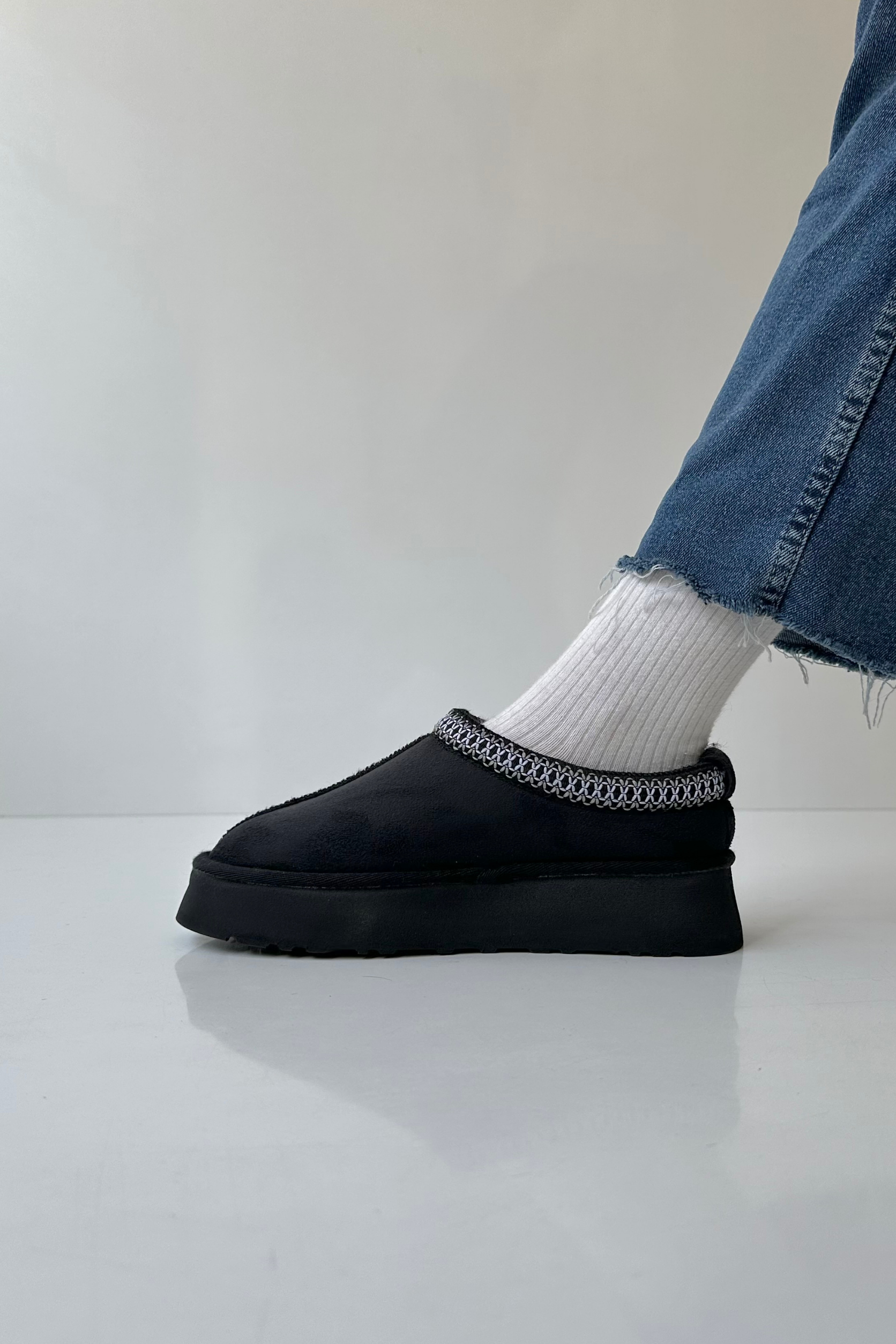 Sabo İçi Kürklü SİYAH