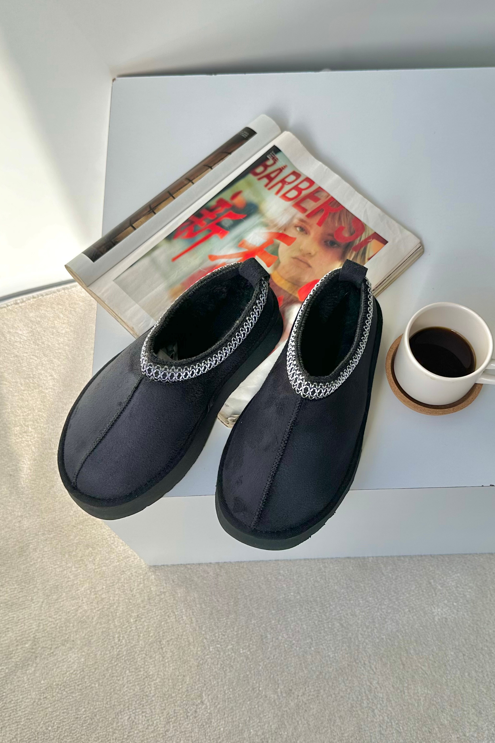 Sabo İçi Kürklü SİYAH