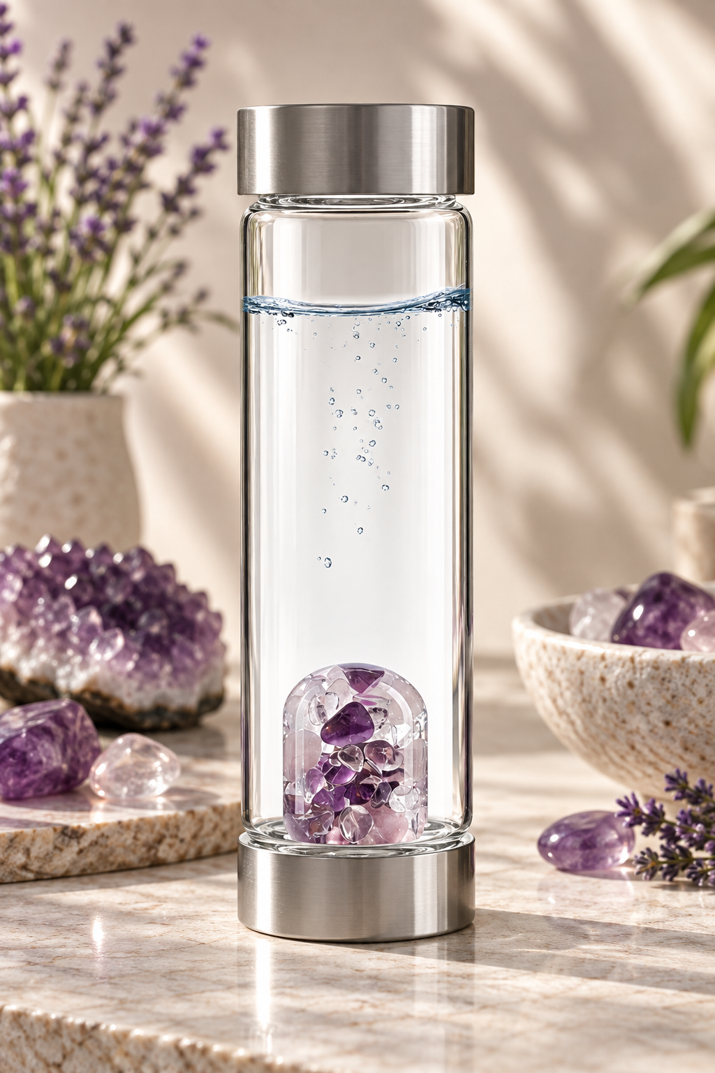Kristal Su Şişesi Sağlık (Via Wellness)