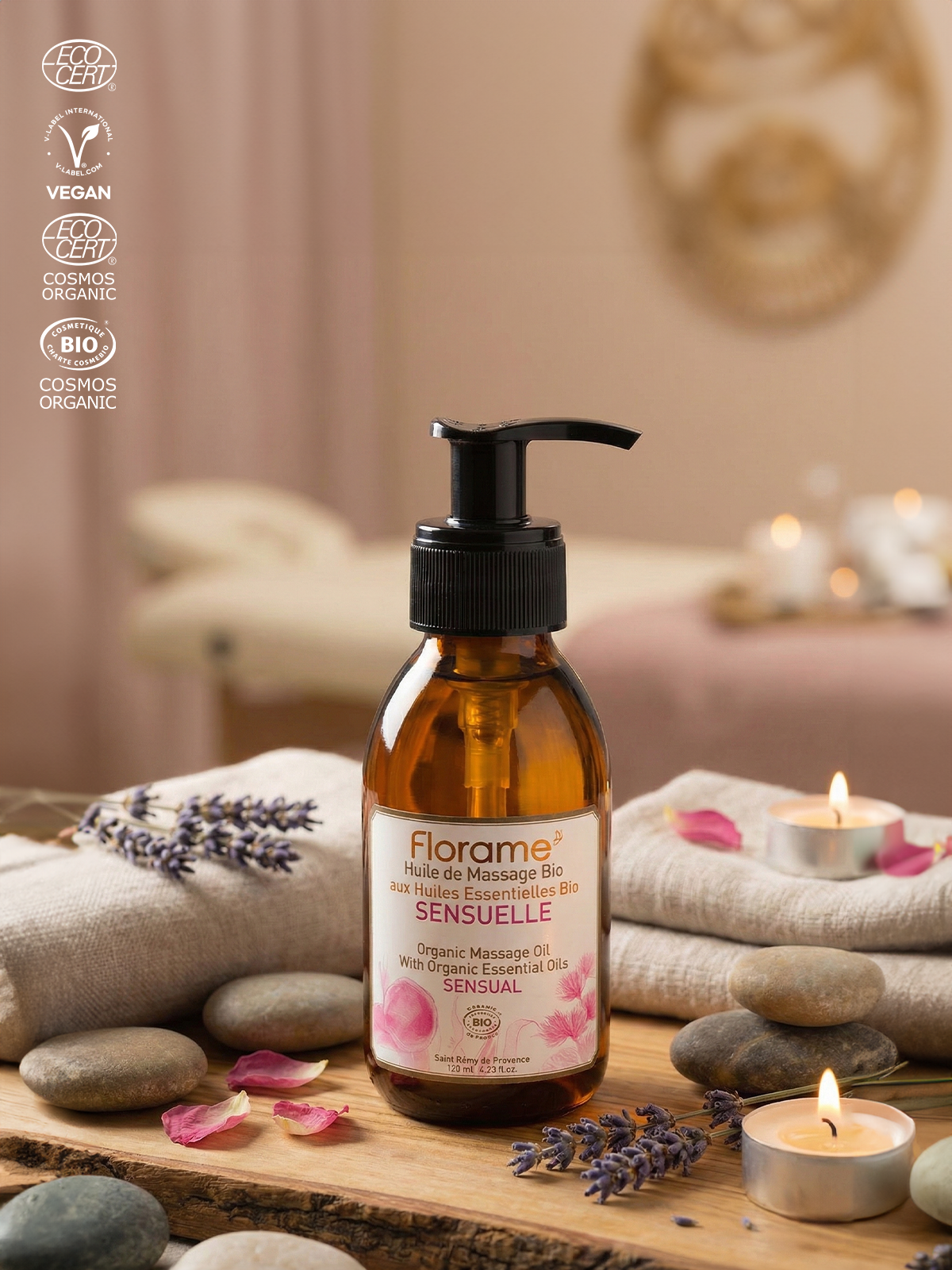 Organik Sensual Aromaterapi Masaj Yağı 120 ml 