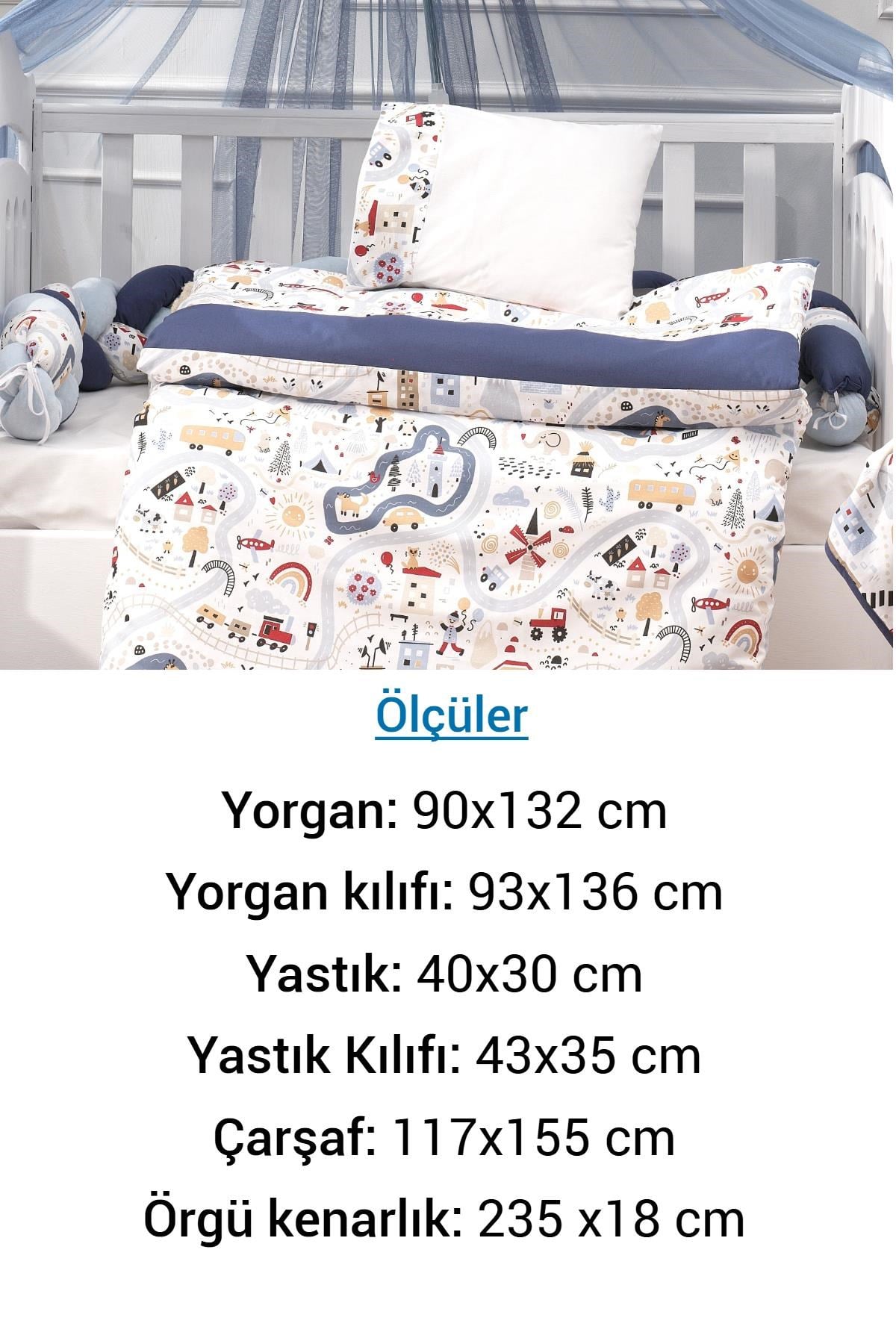 Wellgro 6 Parça Adventure Beşik & Karyola Uyku Seti