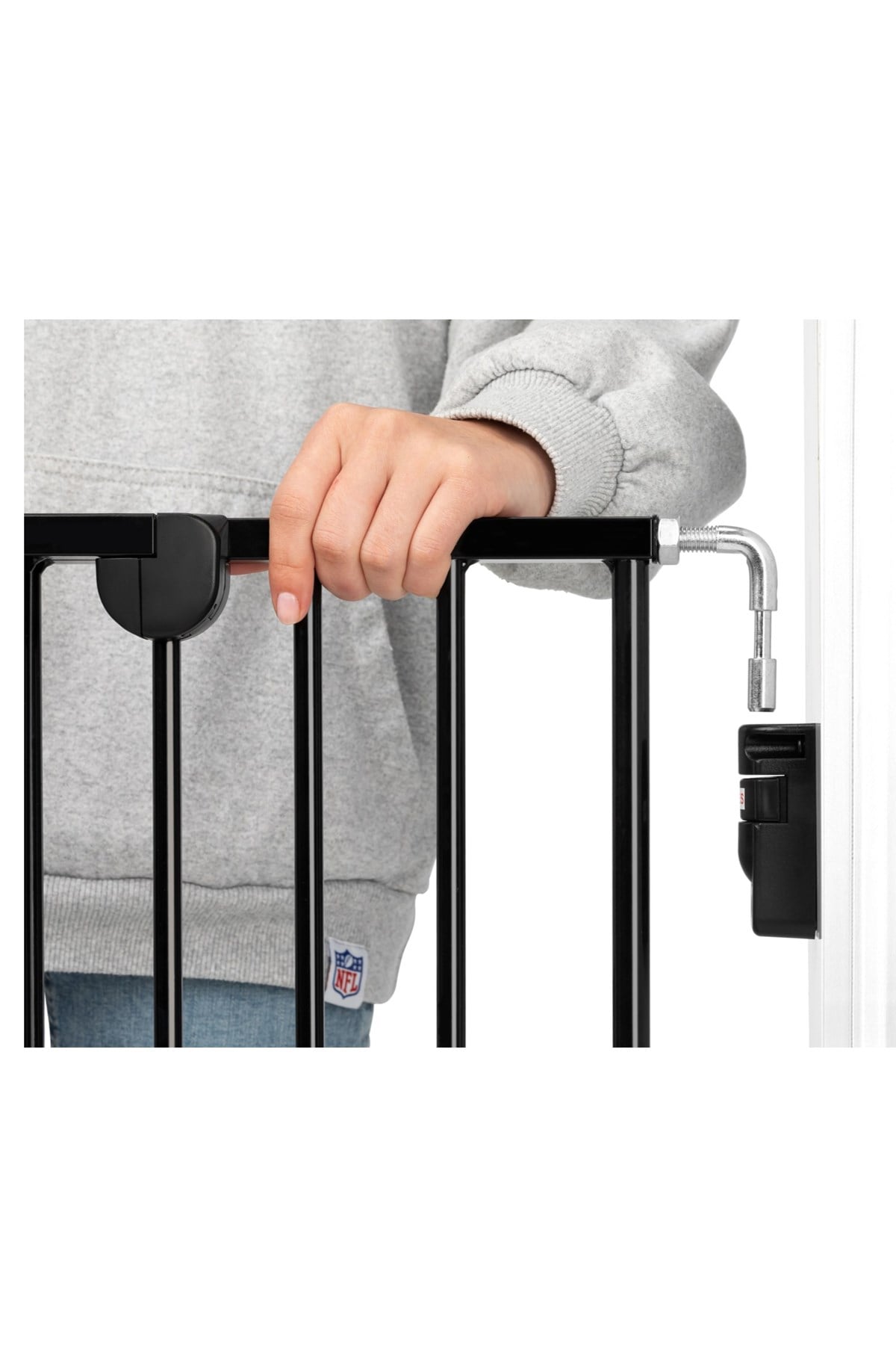 Wellgro 62-102 cm Metal Uzayan Güvenlik Kapısı Siyah