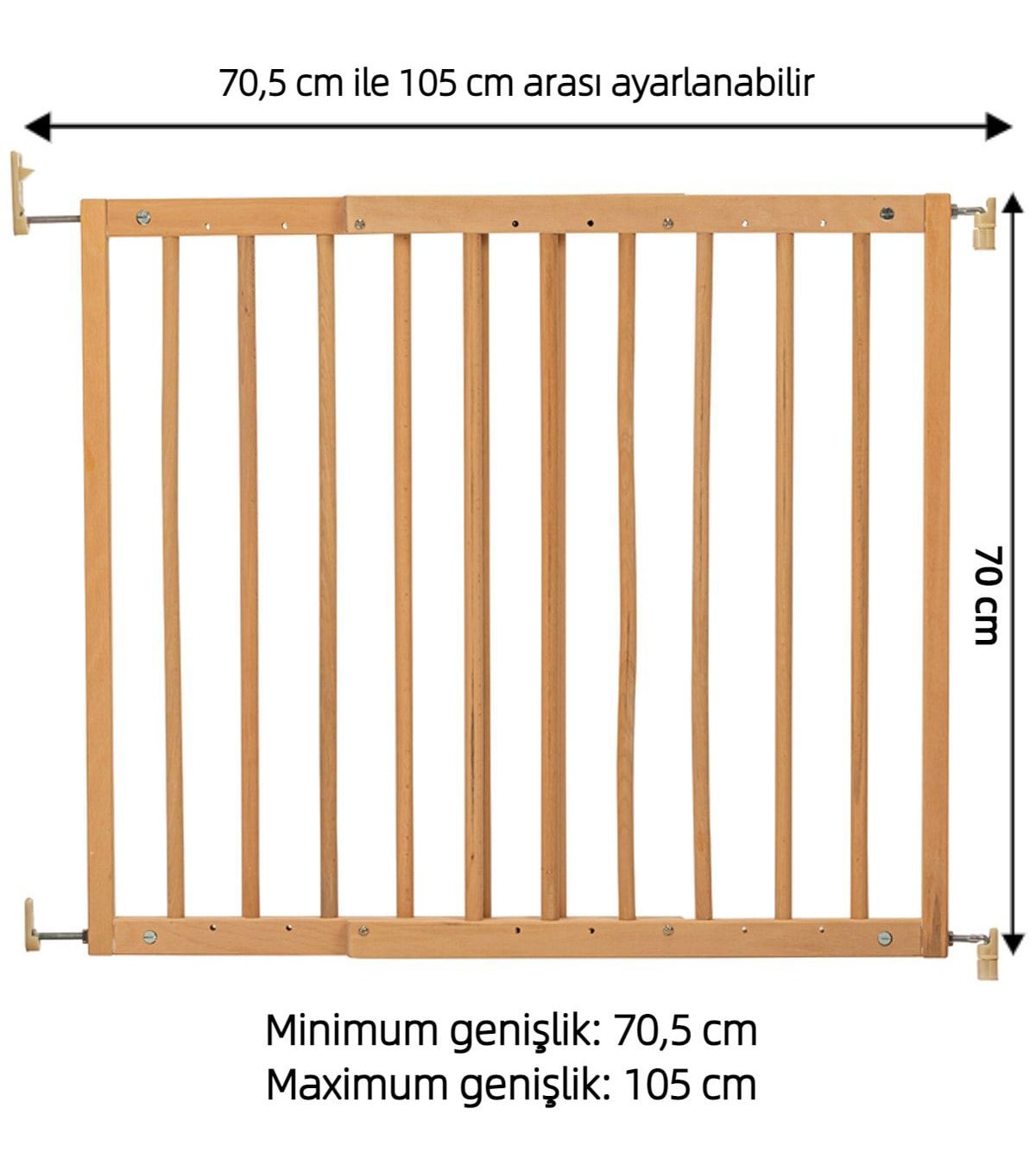 Wellgro BebeK Güvenlik Kapısı, Ahşap Merdiven Korumalığı