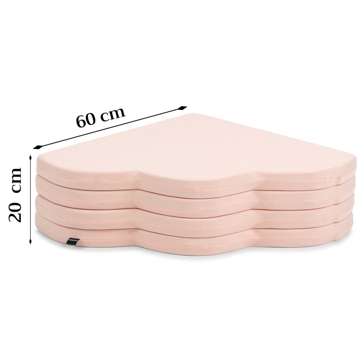 Wellgro Bubble Pop Bulut Matlı Top Havuzu-Pembe