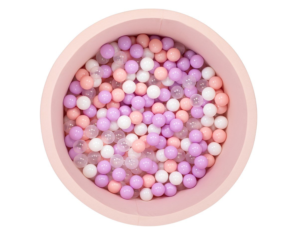 Wellgro Bubble Pops Jumbo Pembe Top Havuzu  - Pembe/Beyaz/Seffaf/Lila Top 