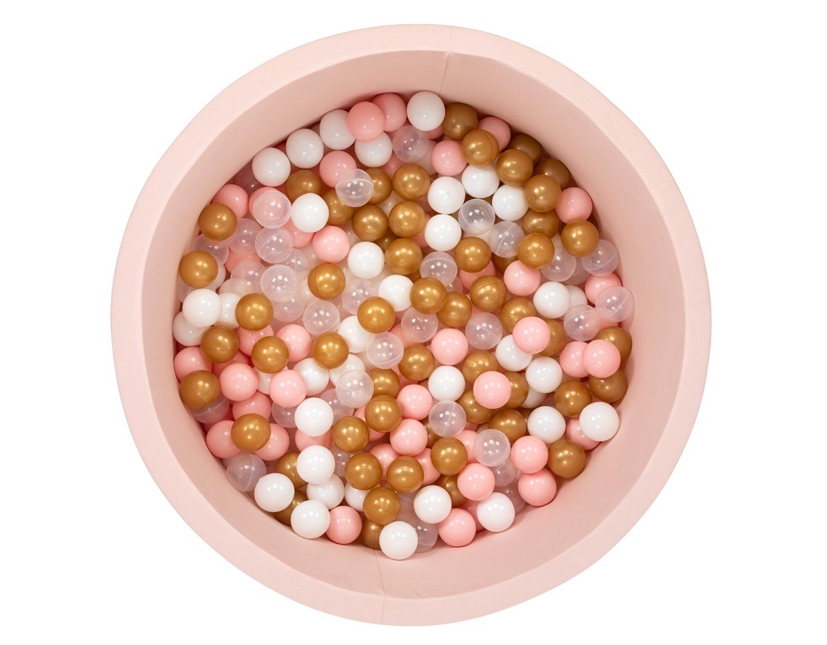 Wellgro Bubble Pops Jumbo Pembe Top Havuzu  - Pembe/Beyaz/Seffaf/Gold Top 