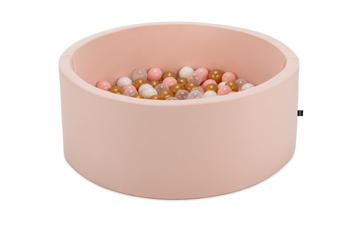 Wellgro Bubble Pops Jumbo Pembe Top Havuzu  - Pembe/Beyaz/Seffaf/Gold Top 