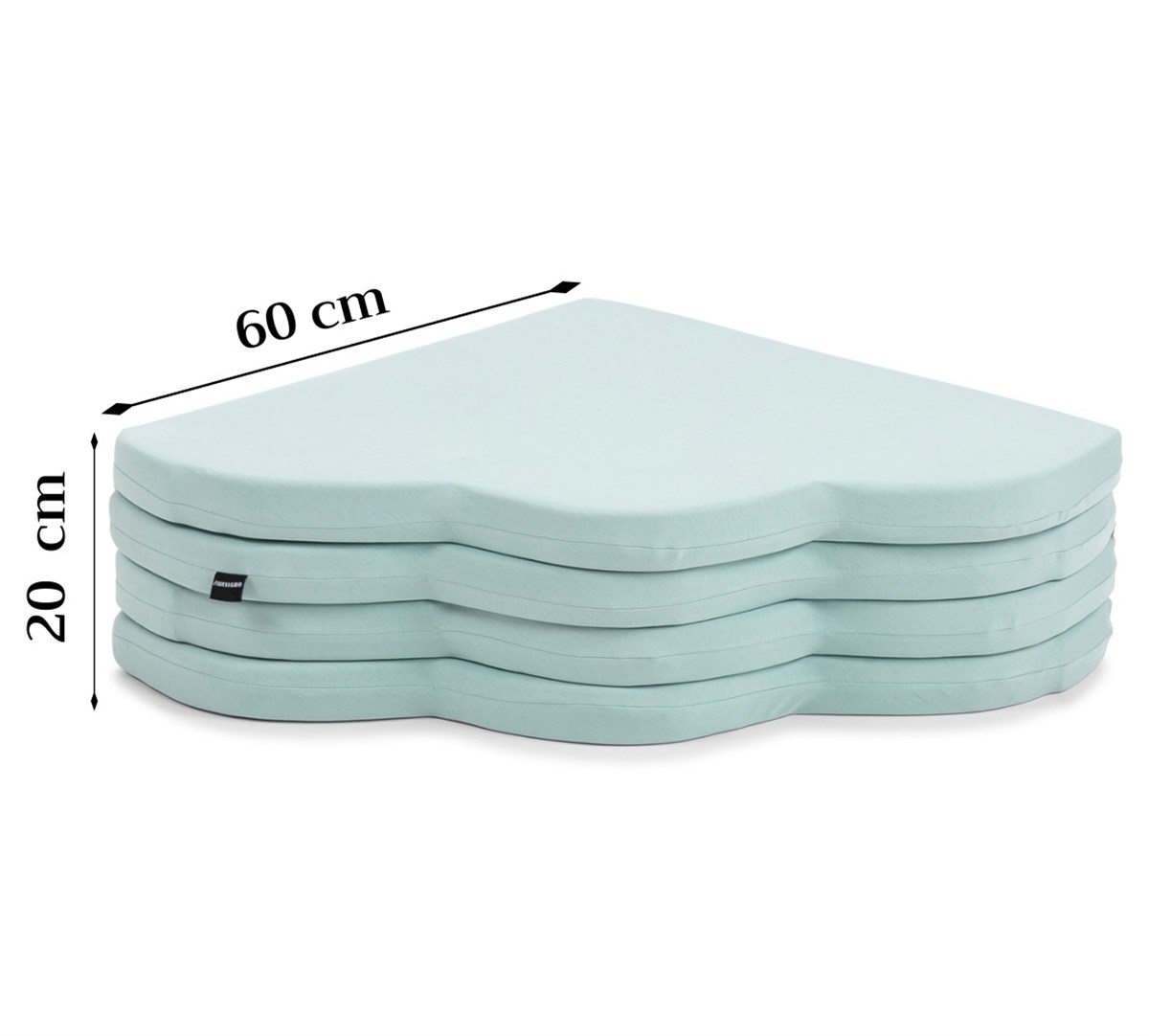 Wellgro Bulut Oyun Matı-Mint 