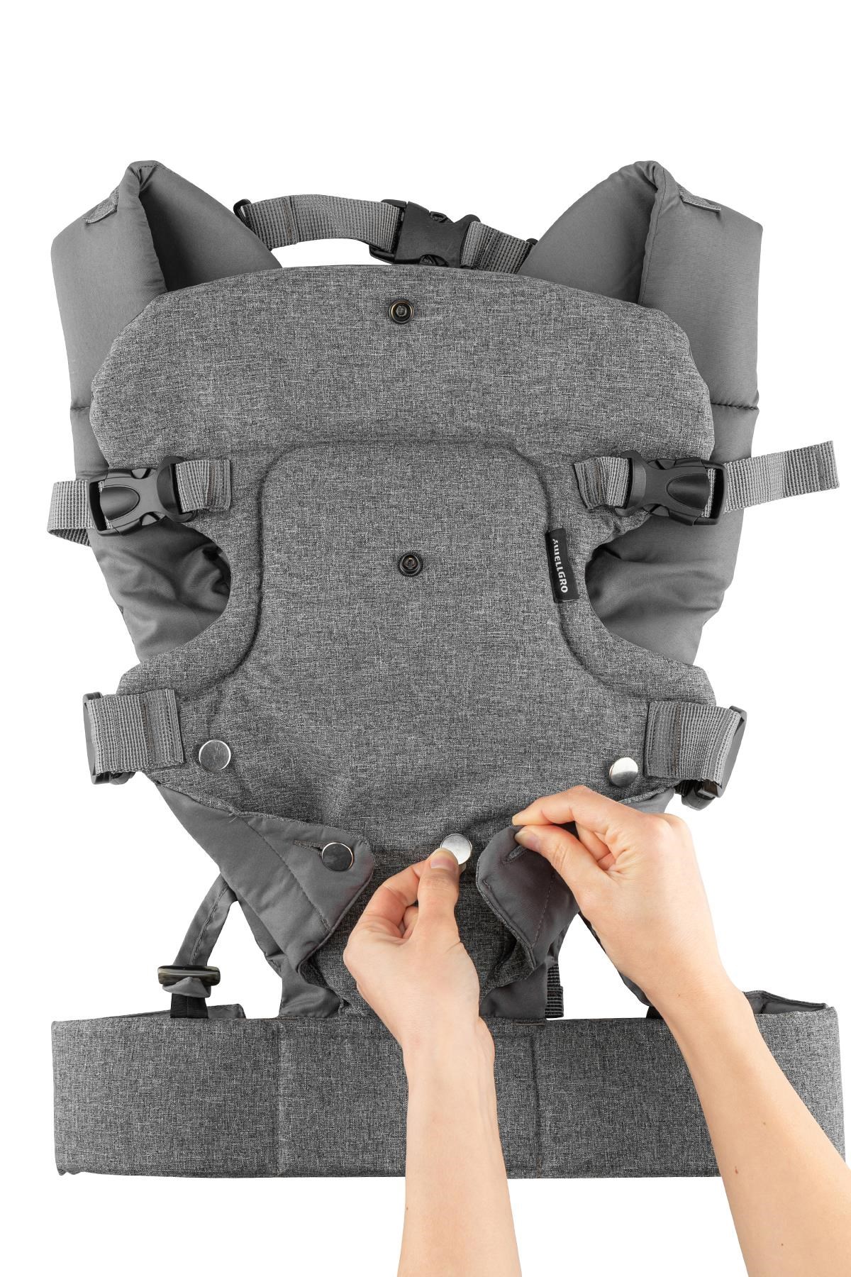Wellgro Comfy 4 in 1 Kanguru, Bebek Taşıma Kangurusu