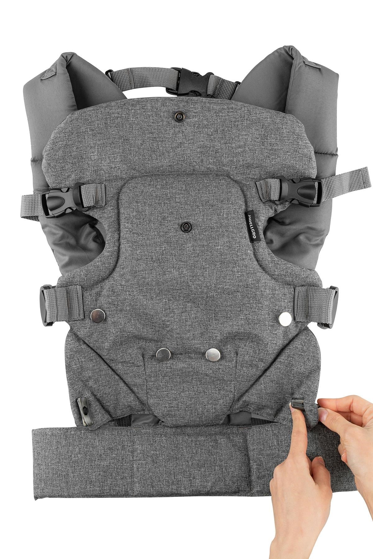 Wellgro Comfy 4 in 1 Kanguru, Bebek Taşıma Kangurusu