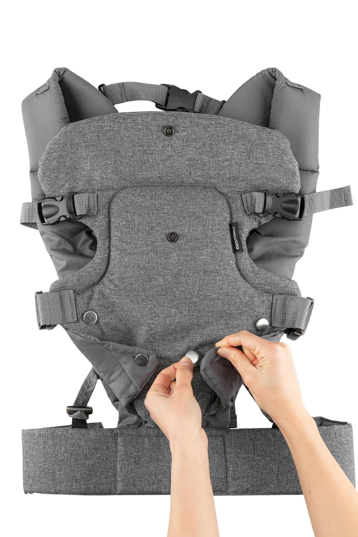 Wellgro Comfy 4 in 1 Kanguru, Bebek Taşıma Kangurusu