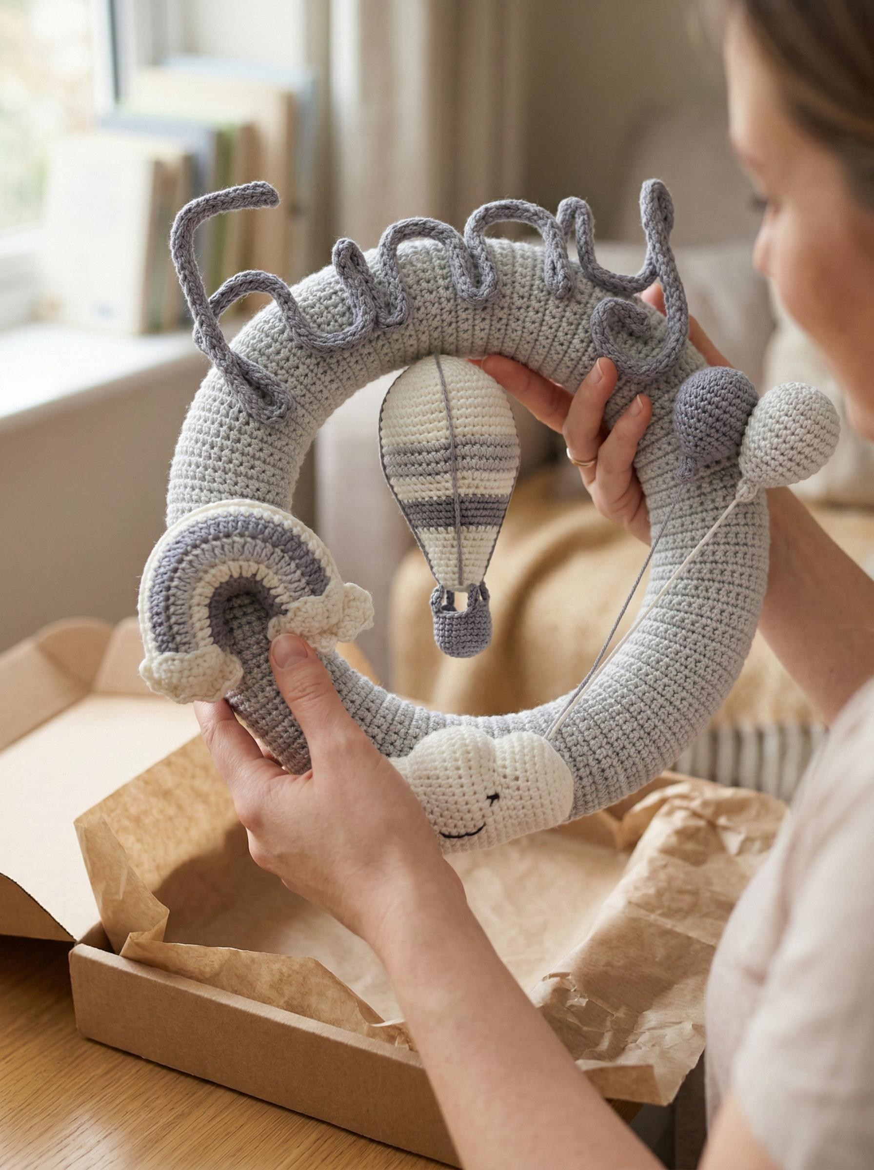 Wellgro Cuddly Amigurumis Balon Çocuk Odası Kapı & Duvar Süsü