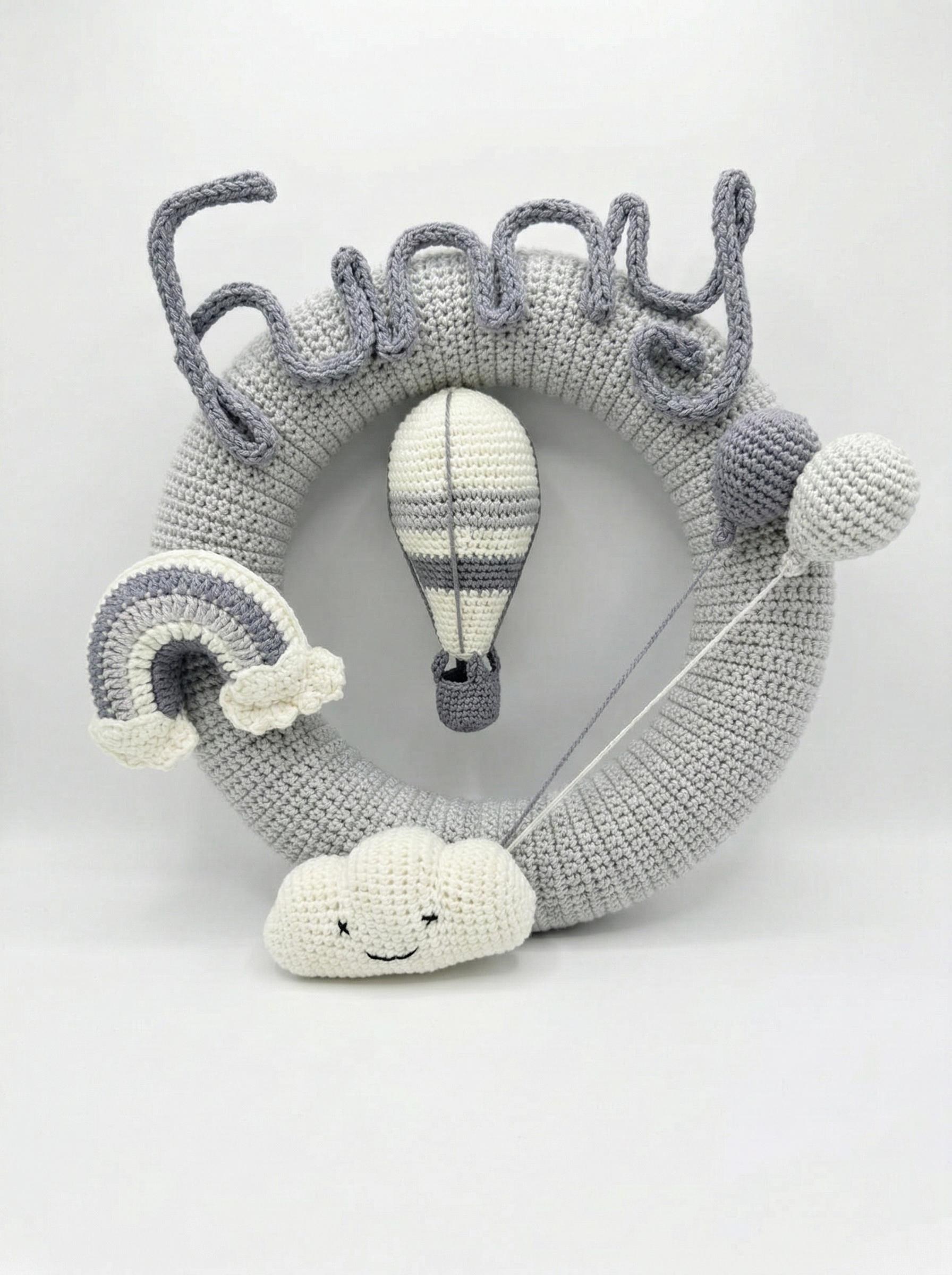 Wellgro Cuddly Amigurumis Balon Çocuk Odası Kapı & Duvar Süsü